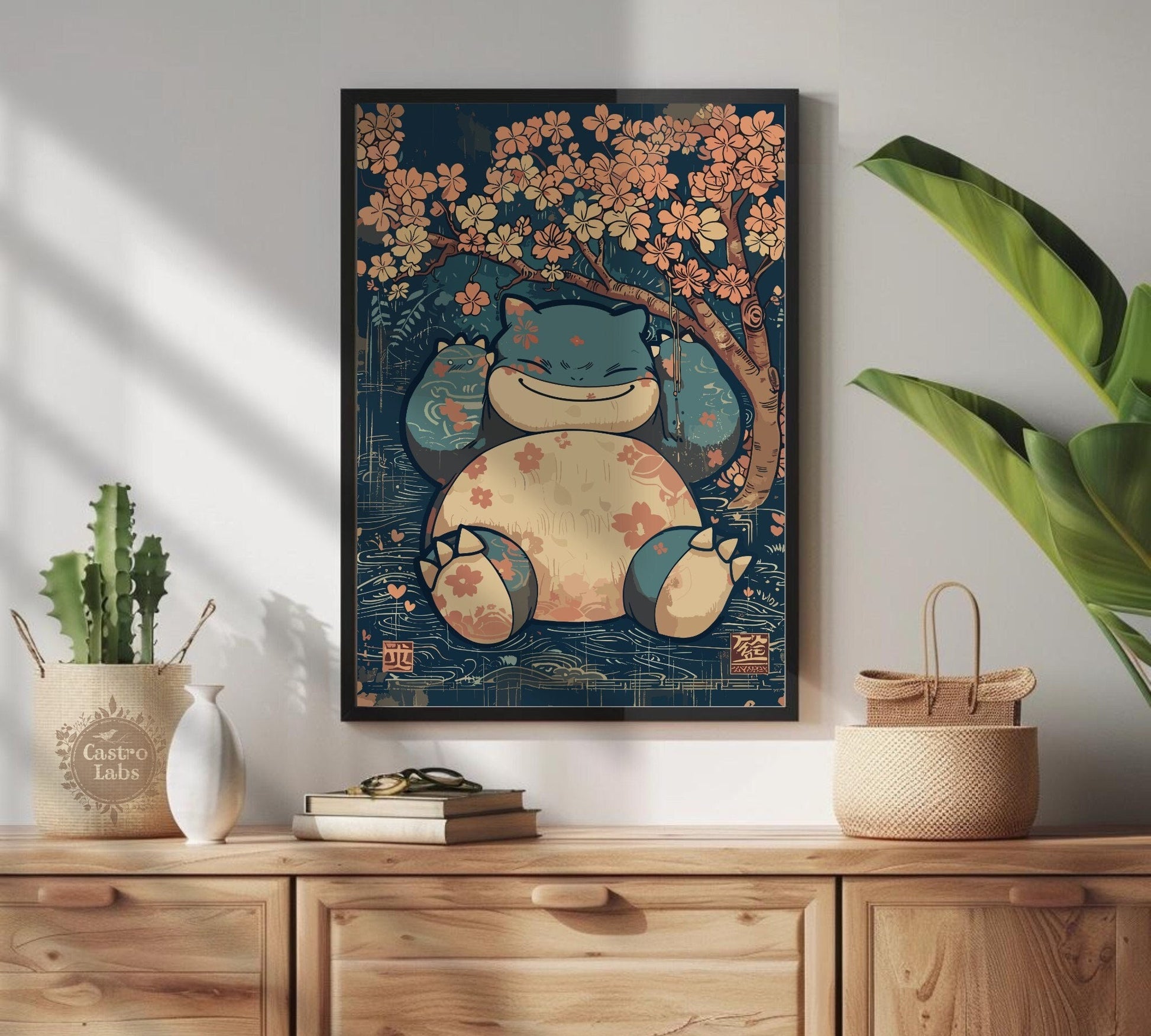 Snorlax Artwork, Pokemon poster