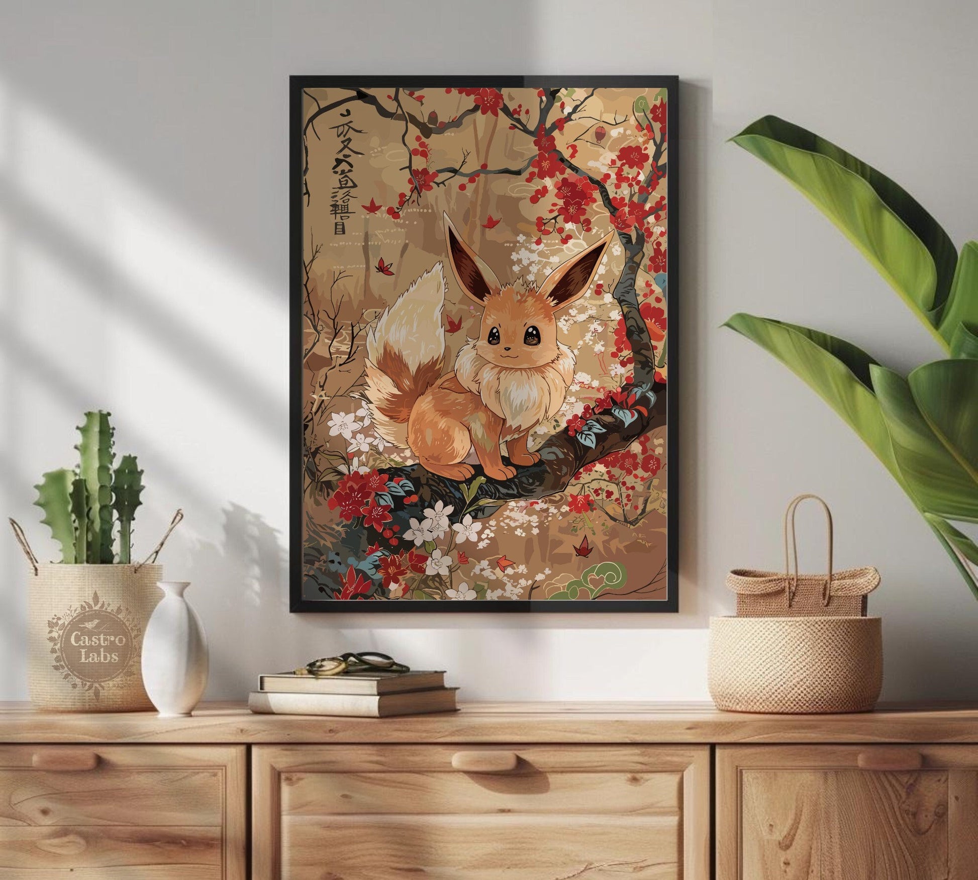 Eevee Pokemon Anime Poster