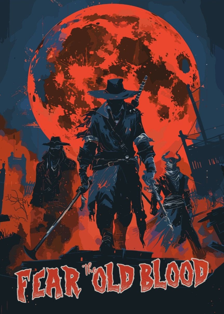 Poster Inspired by Bloodborne. Gehrman the Hunter