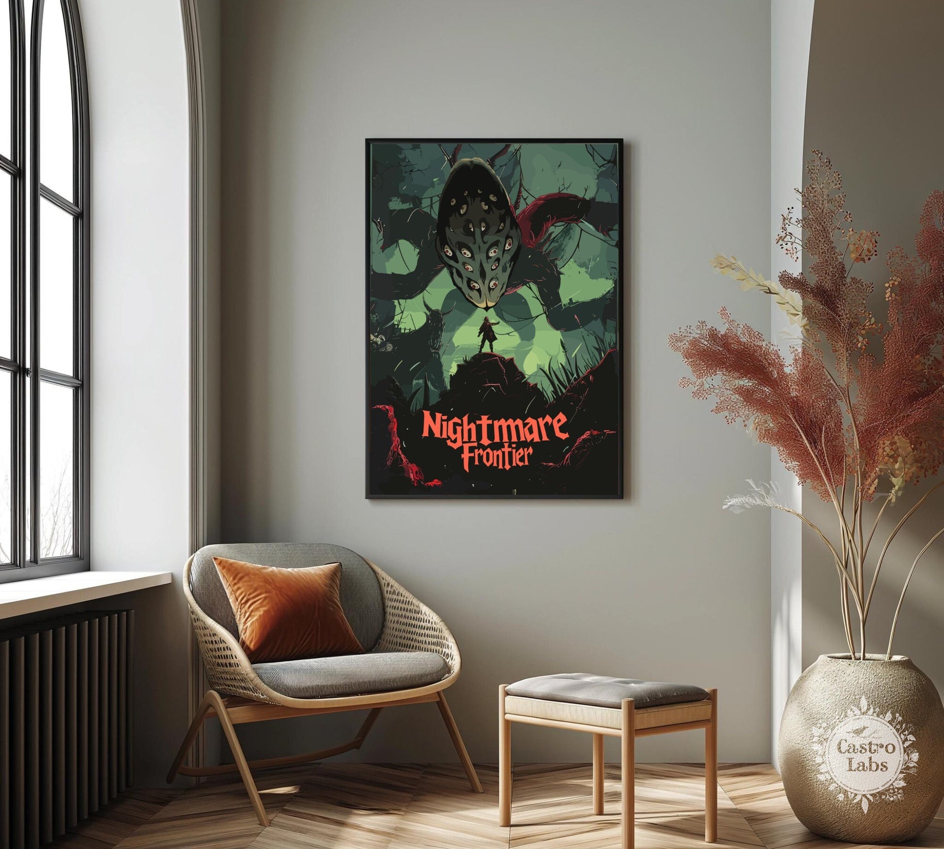 Nightmare Frontier - The Brain Mensis. Bloodborne Inspired Poster