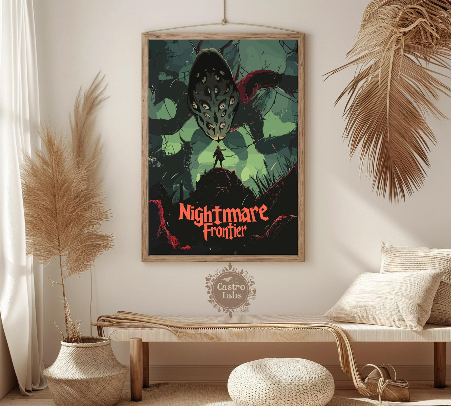 Nightmare Frontier - The Brain Mensis. Bloodborne Inspired Poster