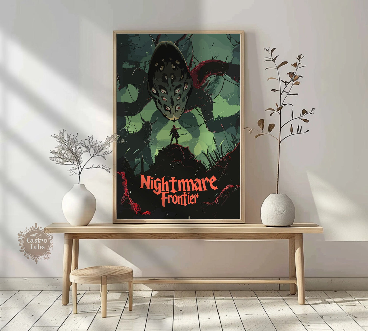 Nightmare Frontier - The Brain Mensis. Bloodborne Inspired Poster