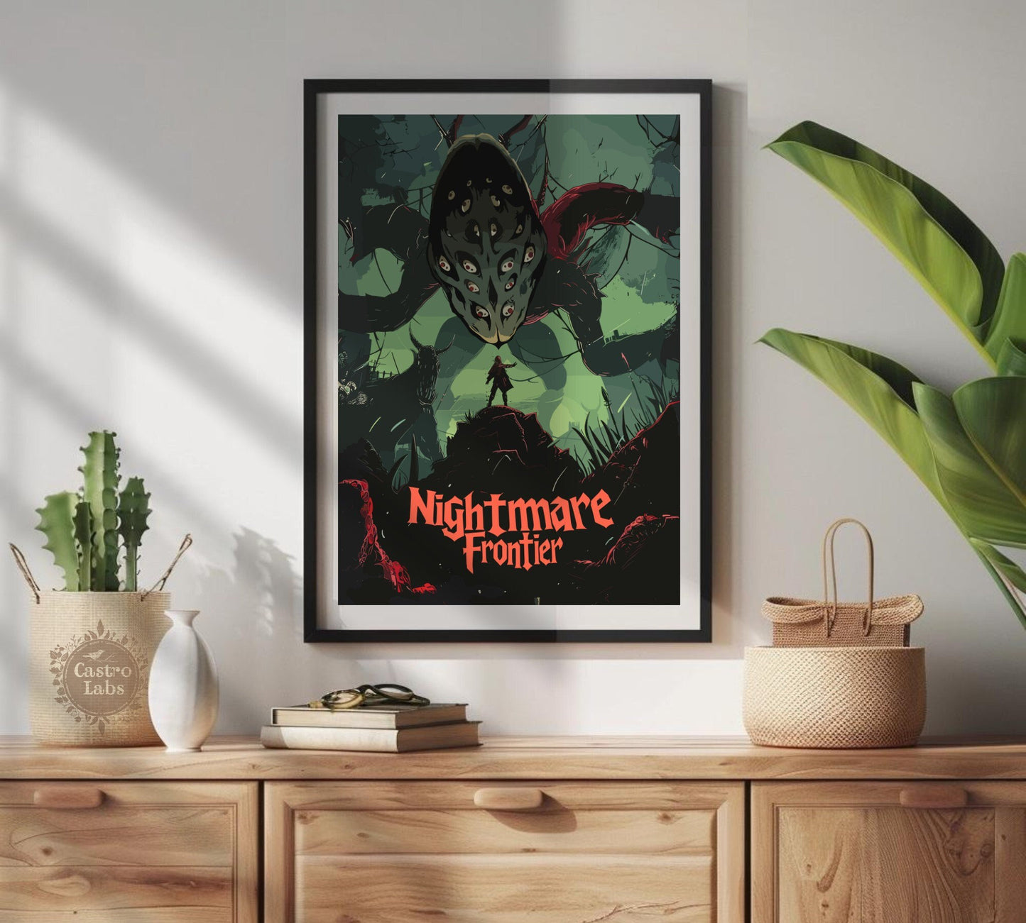 Nightmare Frontier - The Brain Mensis. Bloodborne Inspired Poster