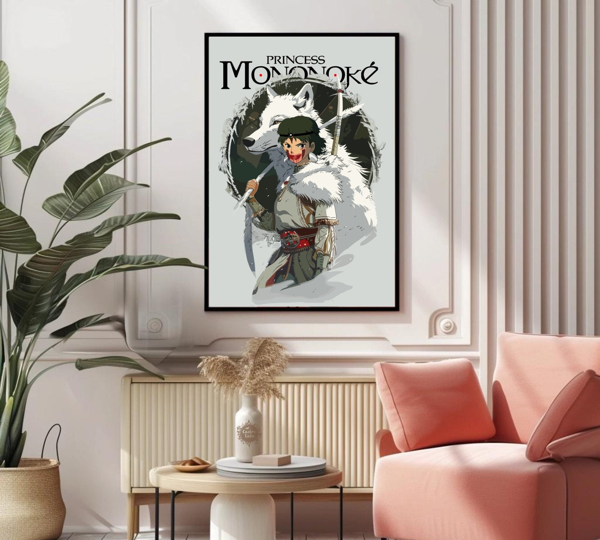 Princess Mononeke Inspired Poster - Studio Ghibli Poster