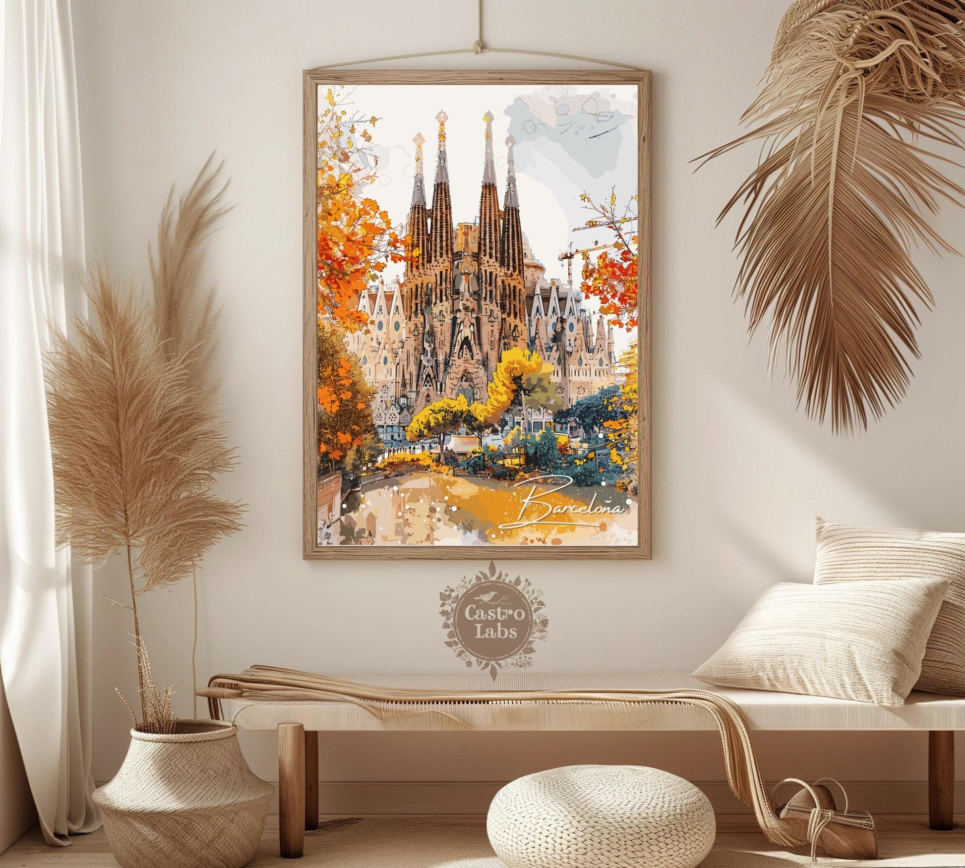 Barcelona Poster: Sagrada Familia Poster