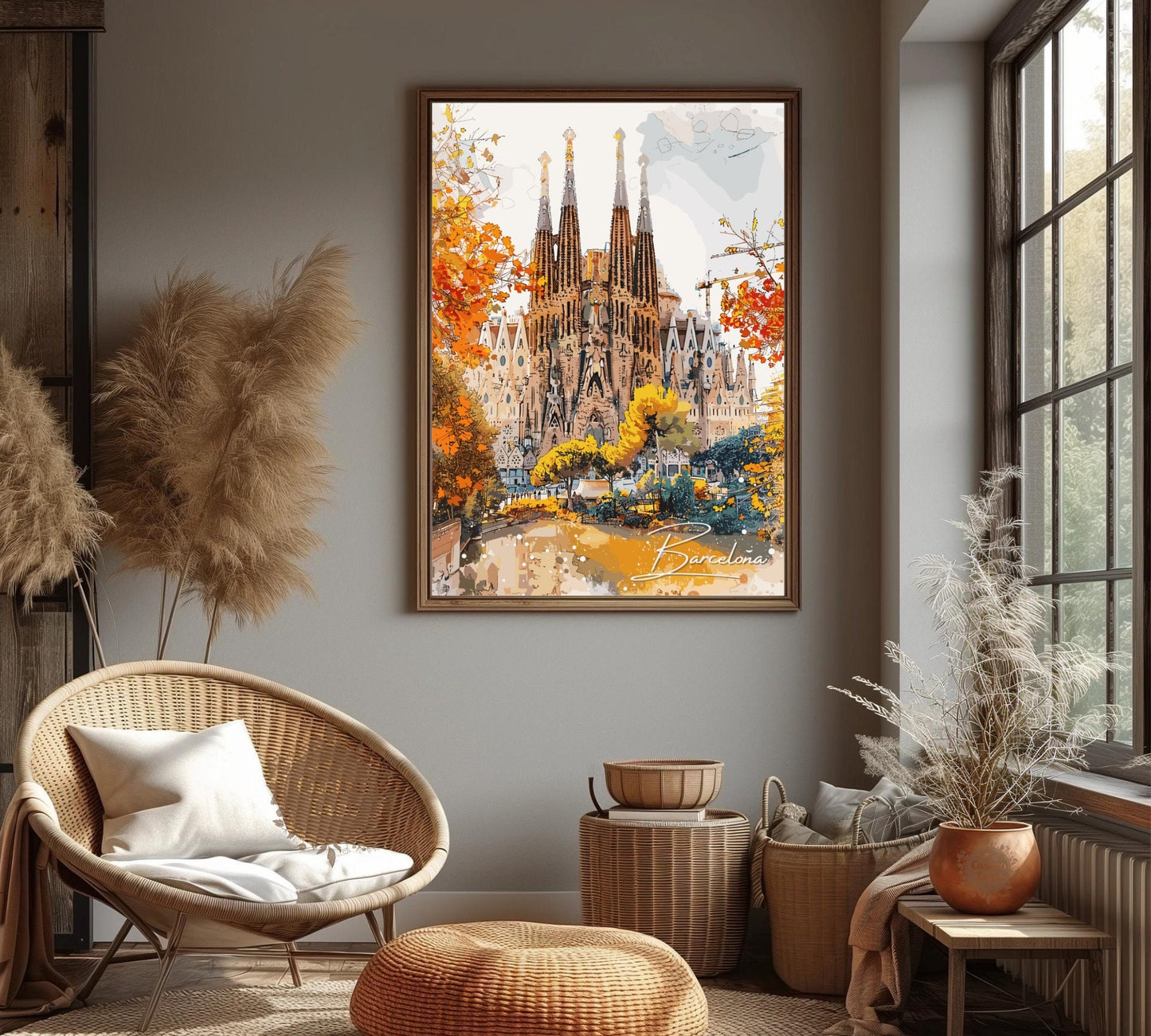 Barcelona Poster: Sagrada Familia Poster