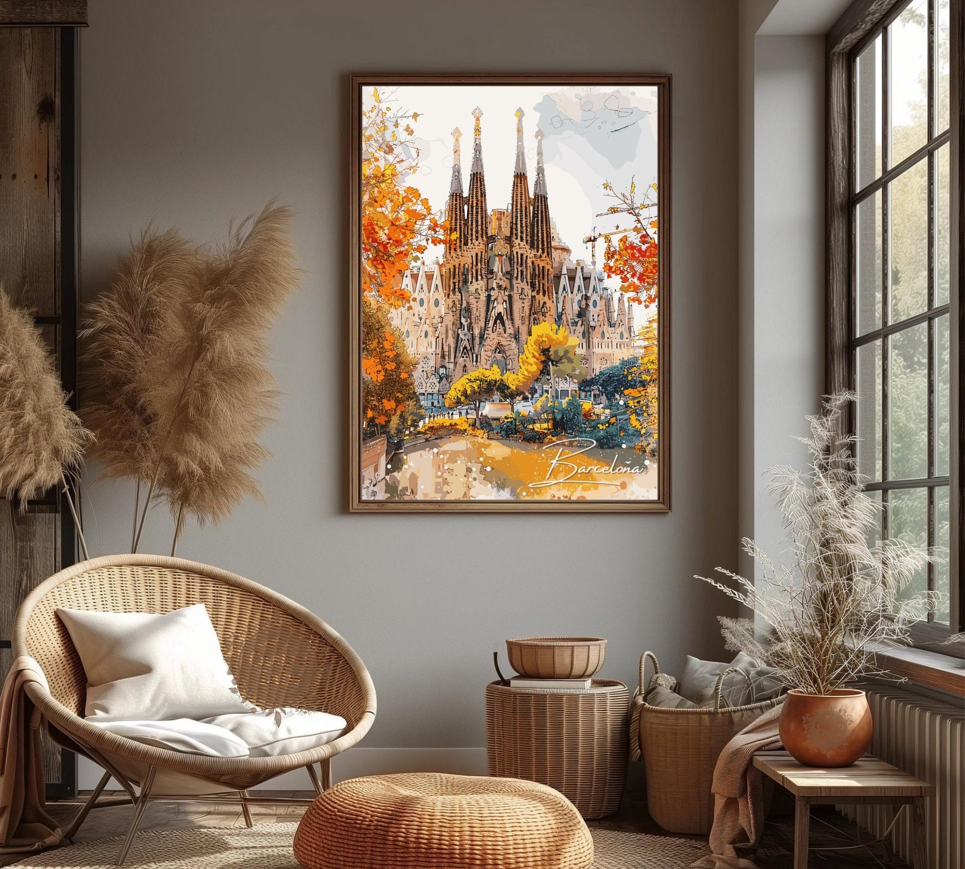 Barcelona Poster: Sagrada Familia Poster