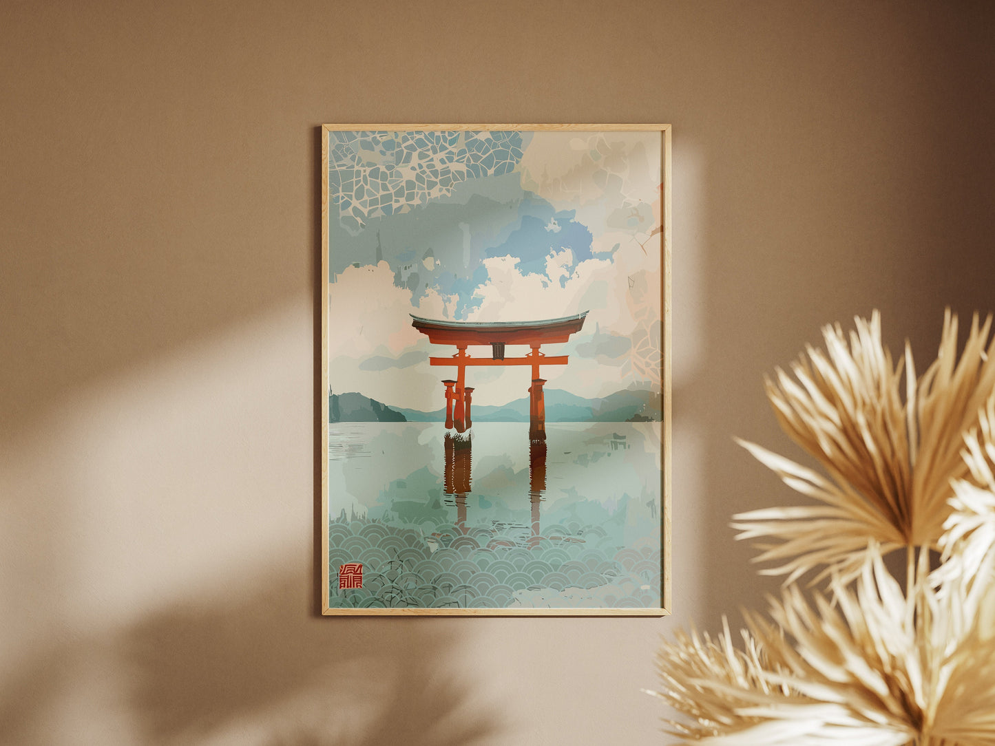 Torii Gate Poster - Japanese Gate Artwork