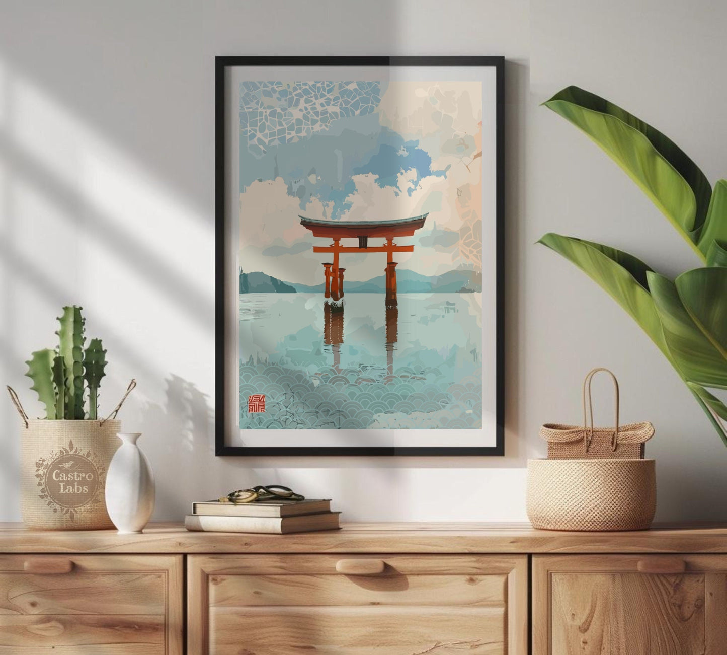 Torii Gate Poster - Japanese Gate Artwork