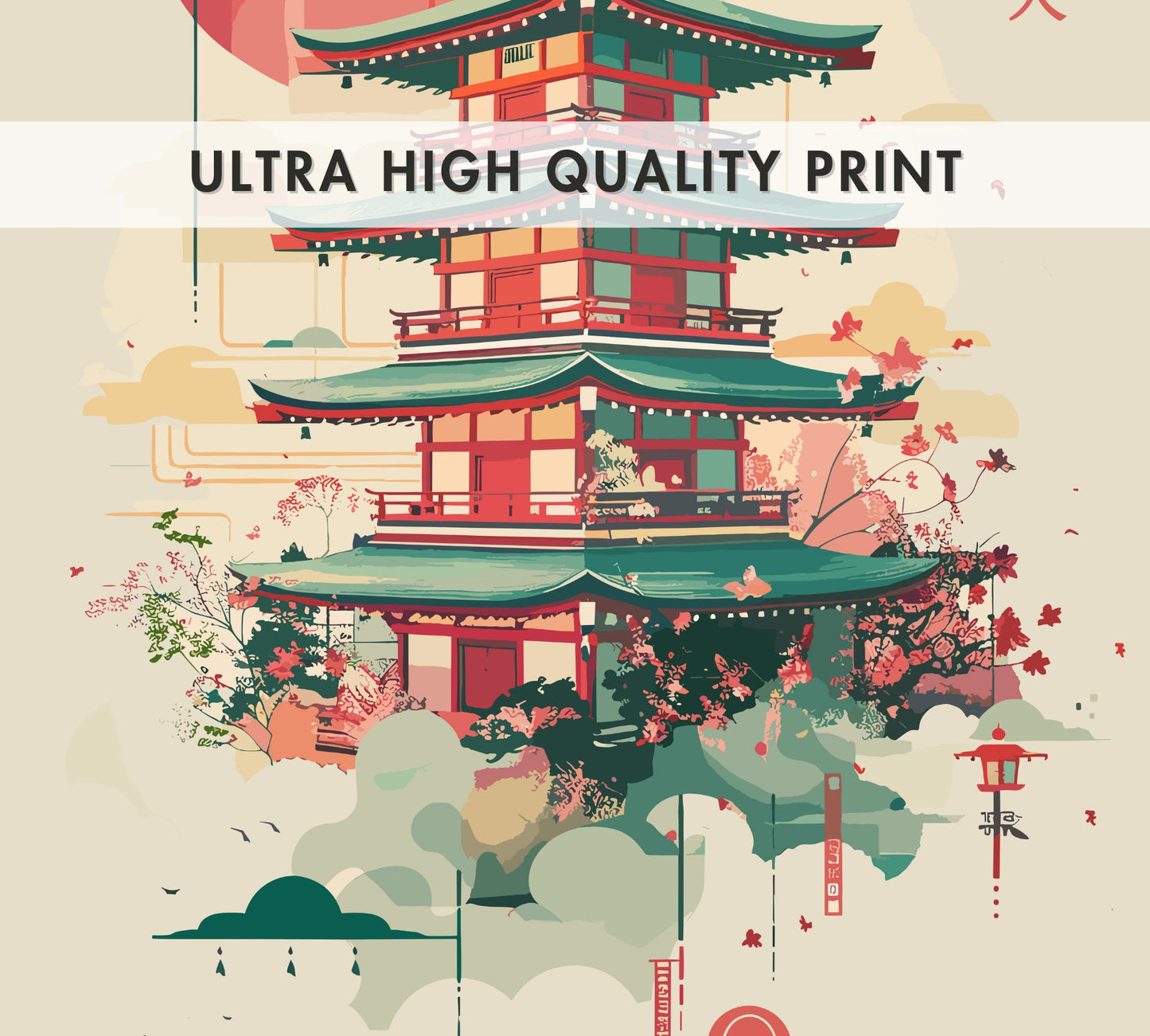 Japanese Temple Poster - Japanese Shrine