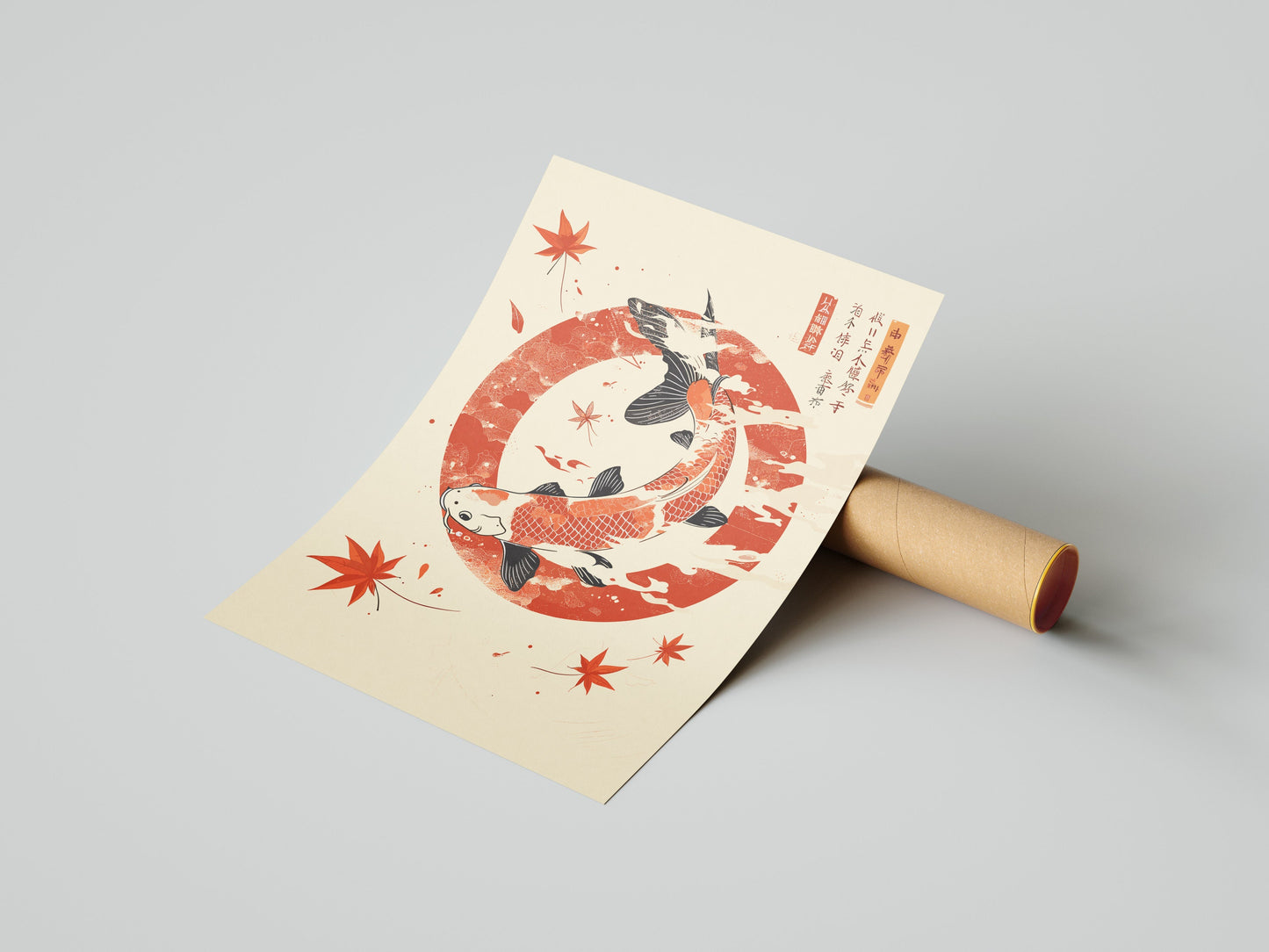 Japanese Koi Fish Poster - Japanese Koi Fish Pond