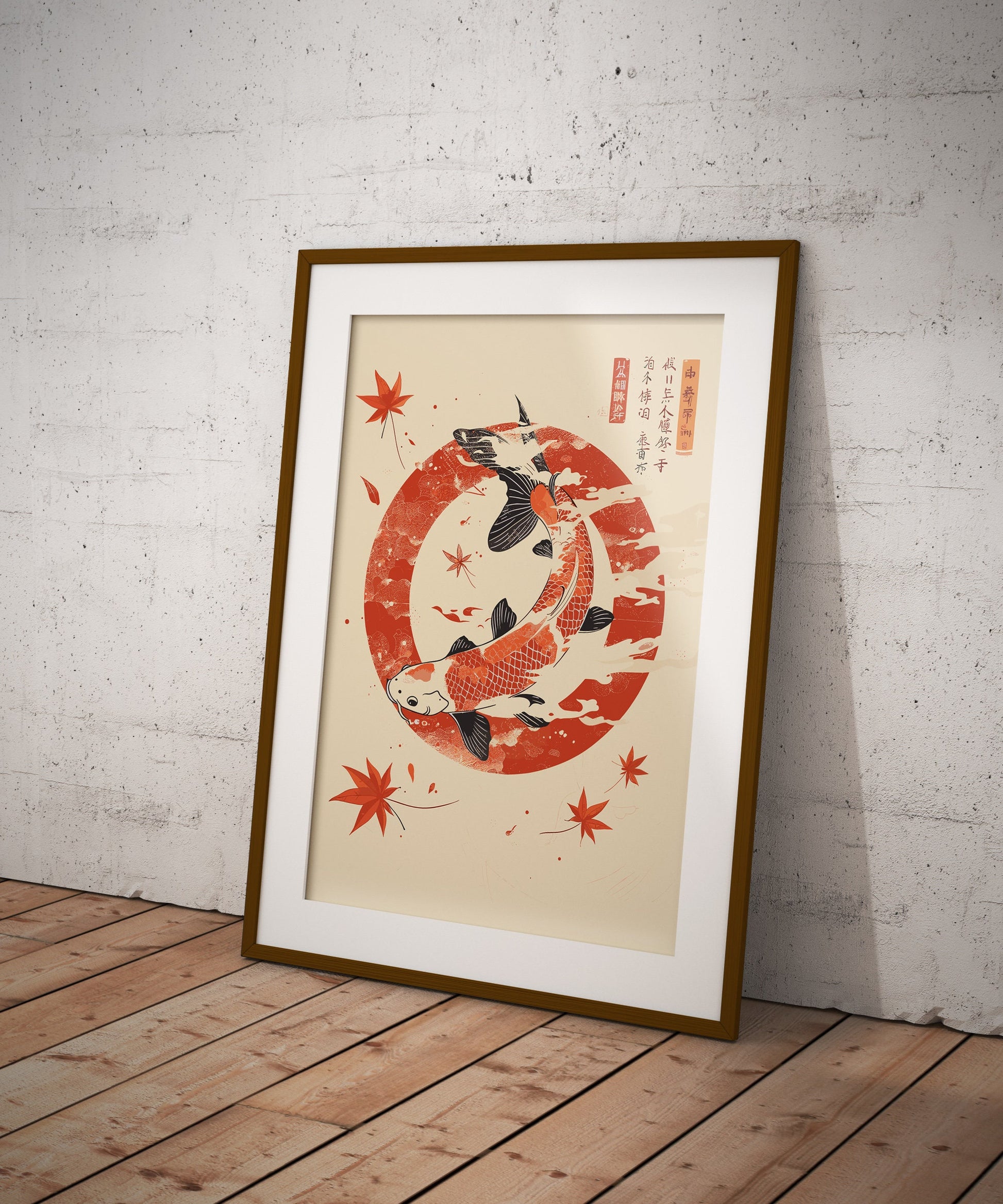 Japanese Koi Fish Poster - Japanese Koi Fish Pond