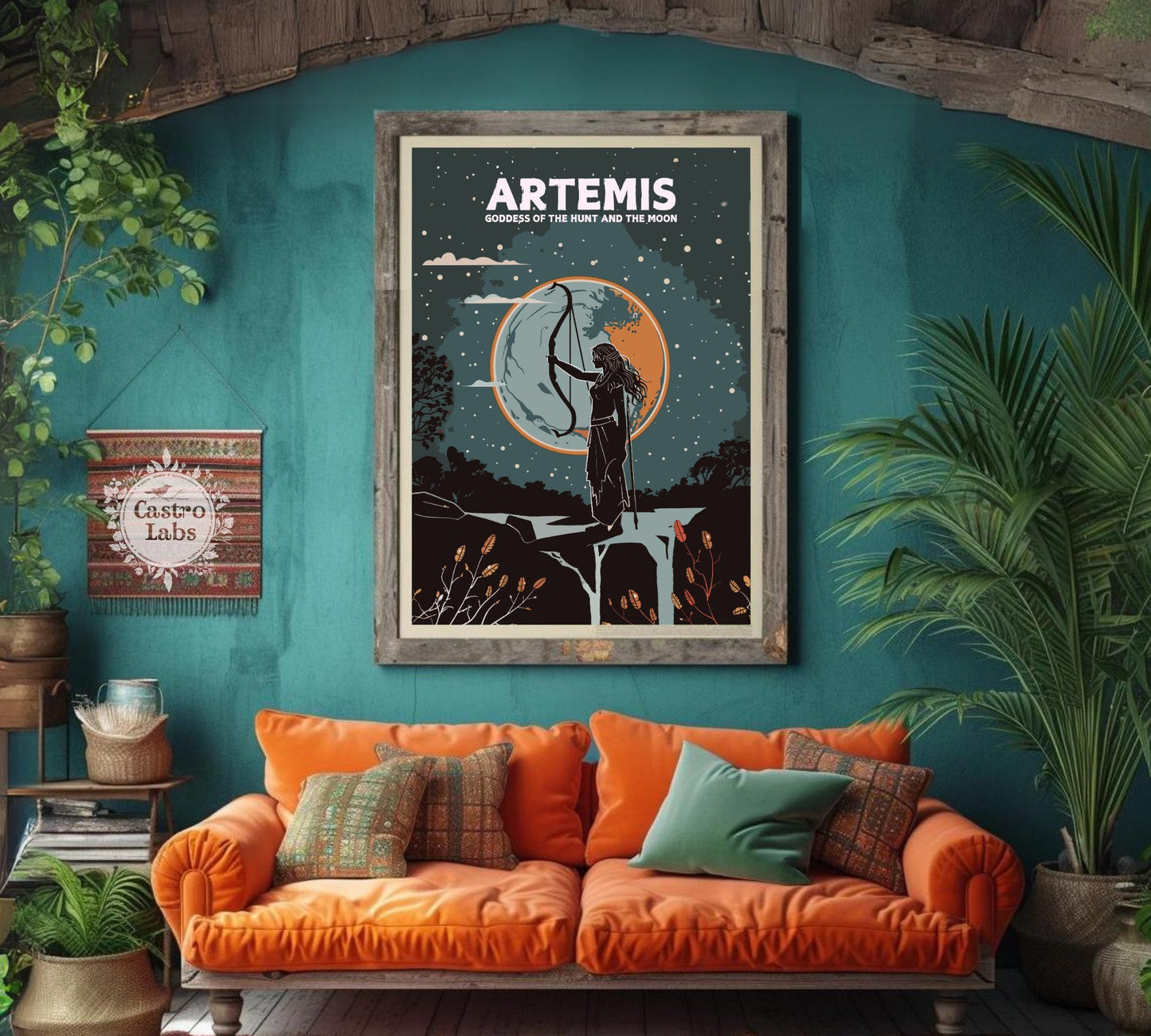 Artemis Poster, Artemis Godess Art, Greek Mythology Artemis