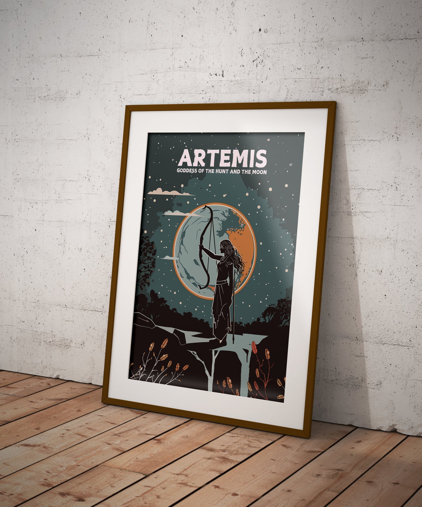 Artemis Poster, Artemis Godess Art, Greek Mythology Artemis