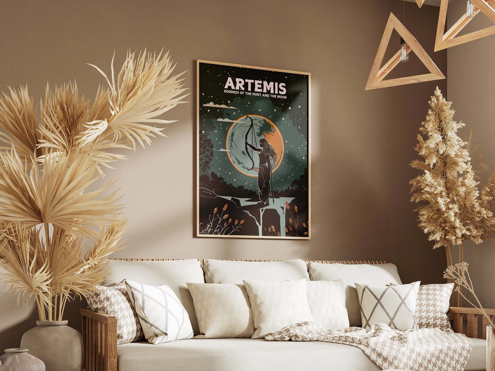 Artemis Poster, Artemis Godess Art, Greek Mythology Artemis