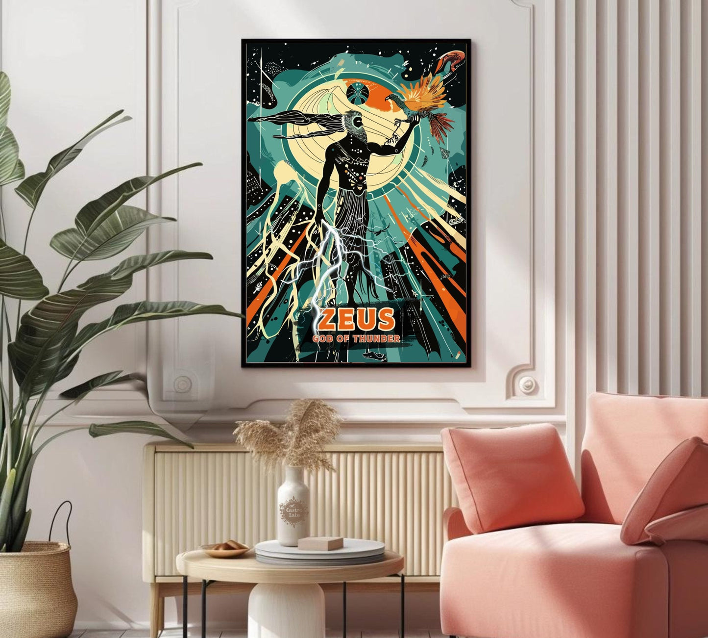 Greek God Zeus, Zeus Poster, Zeus God