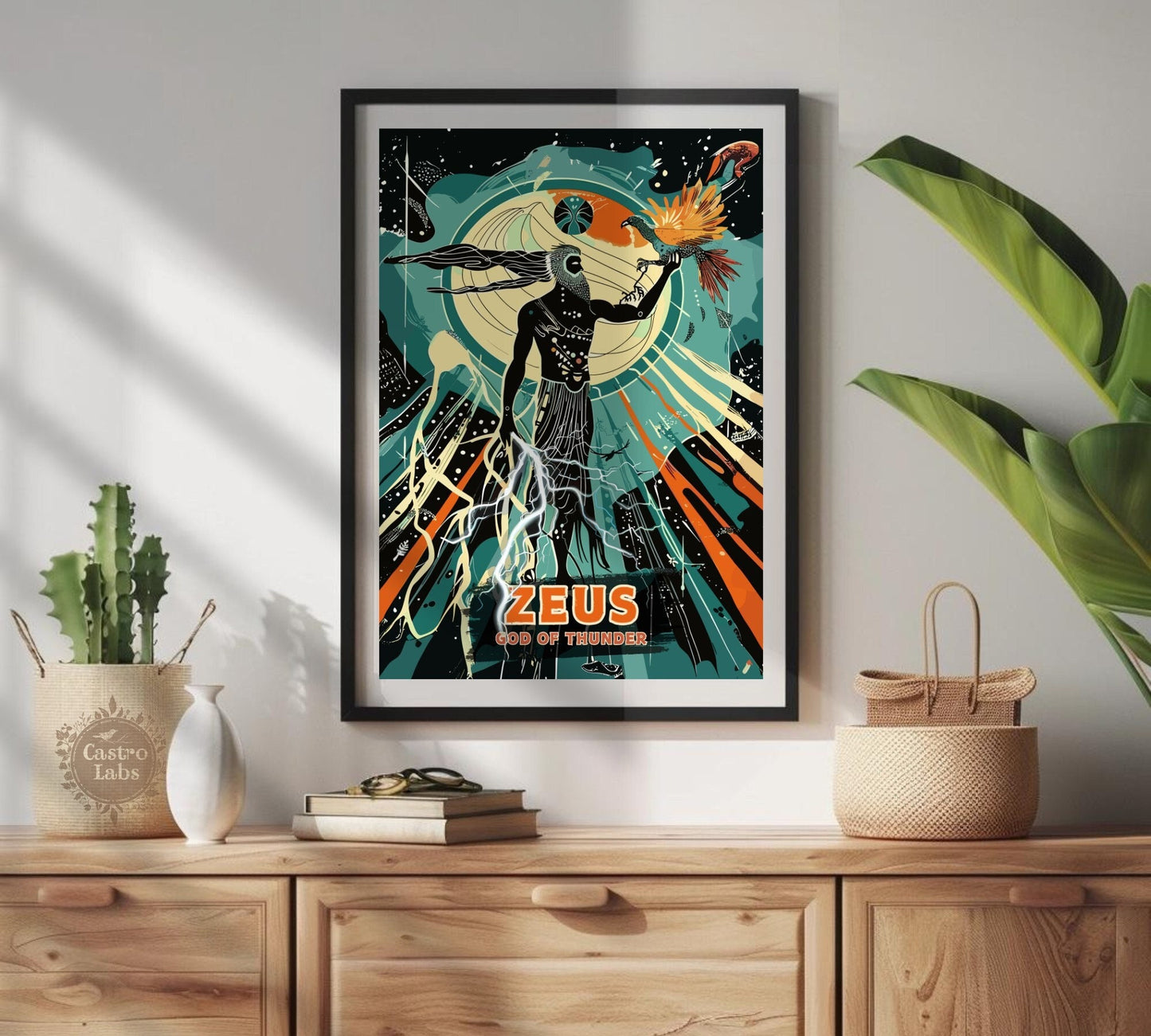 Greek God Zeus, Zeus Poster, Zeus God