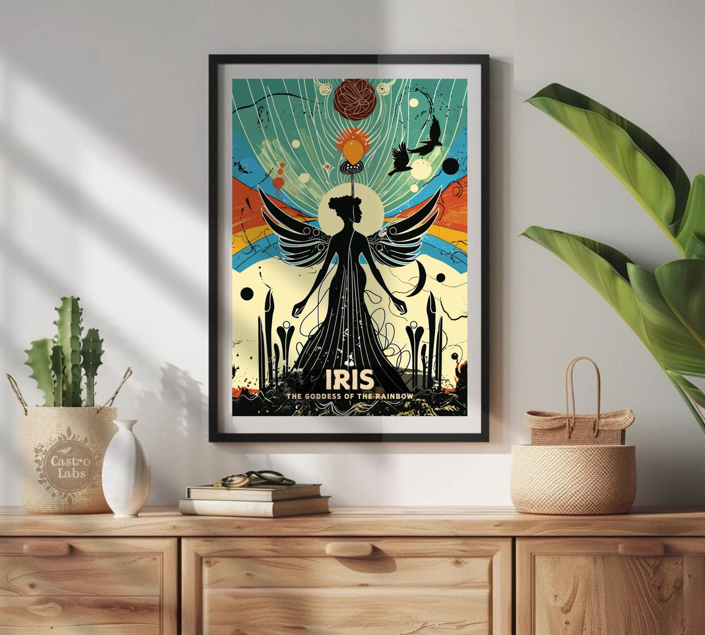 Iris Goddess Art, Iris Poster, Iris Greek Mythology