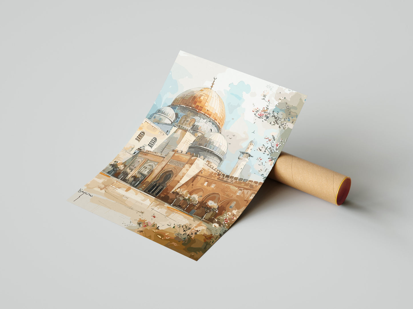 Al-aqsa mosque Print, Dome of Rock