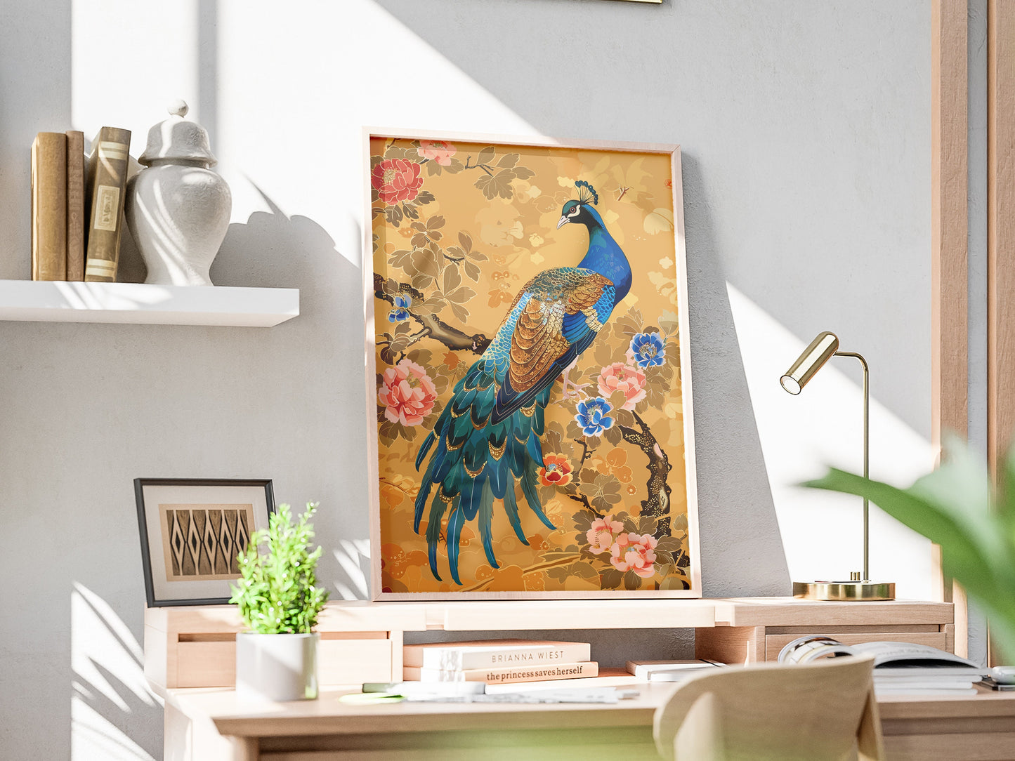 Peacock Poster - Japanese Peacock Art