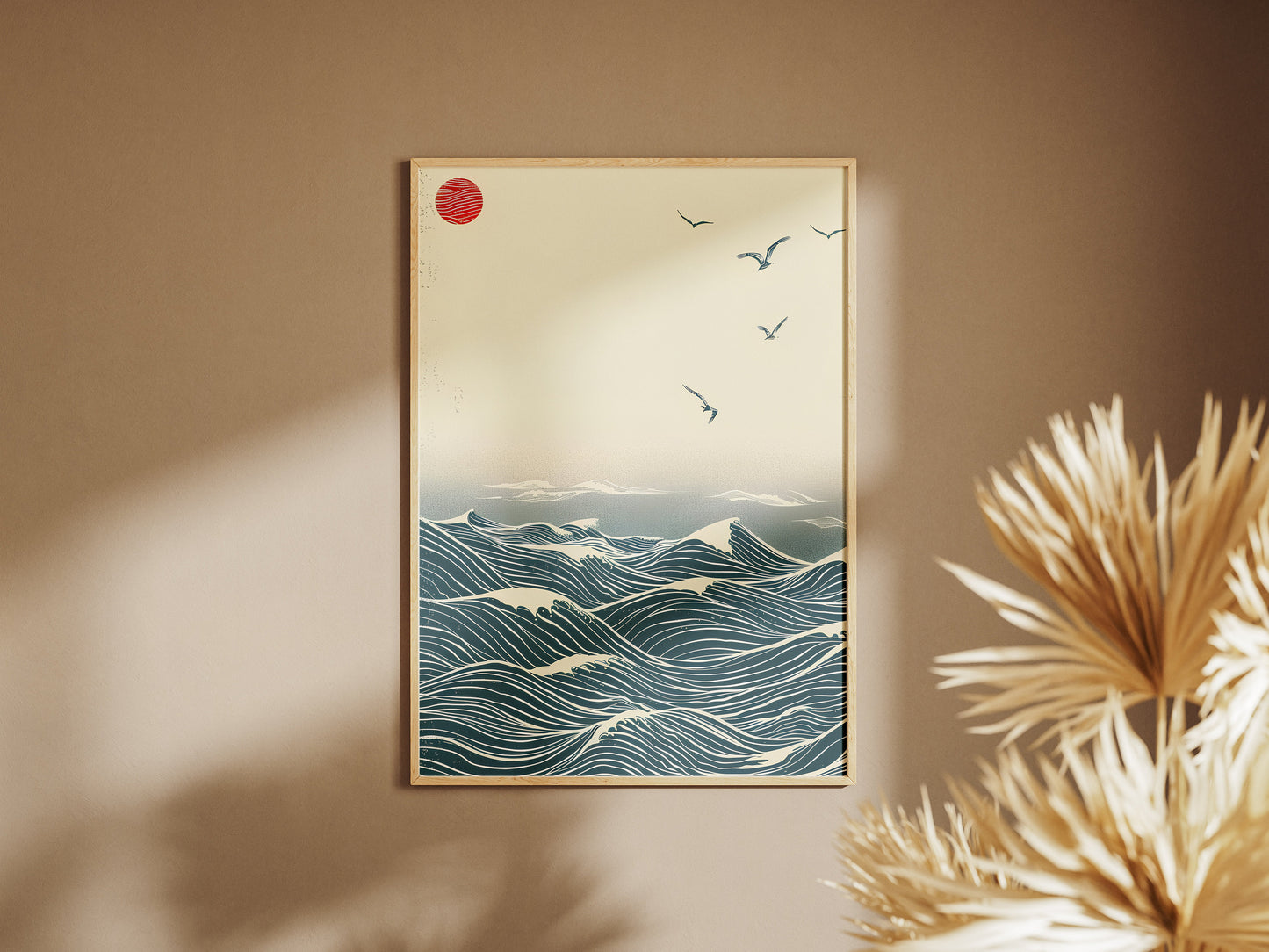 Japanese Wave Painting - Japanese Woodblock Print