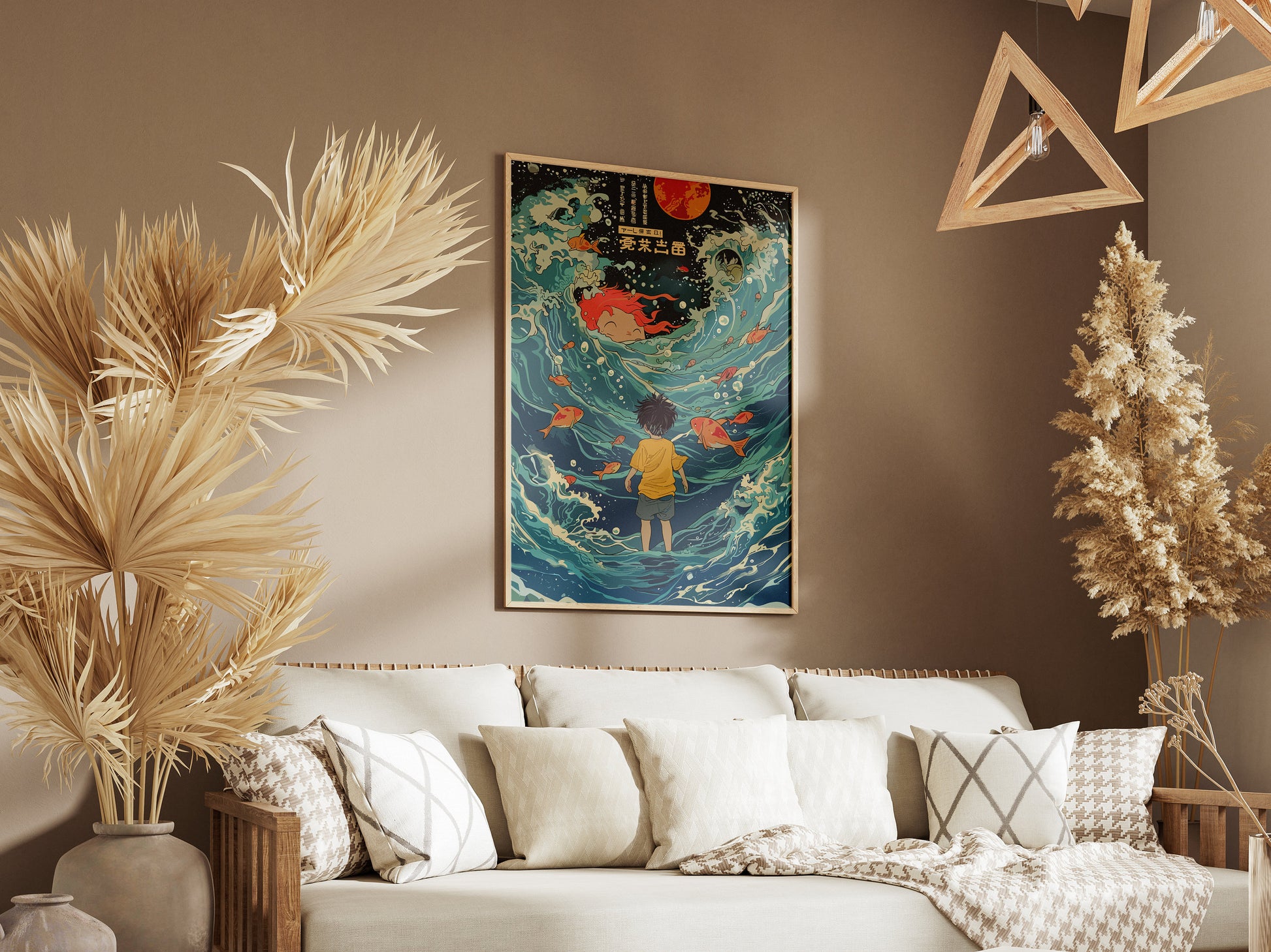 Studio Ghibli Inspired Ponyo Poster