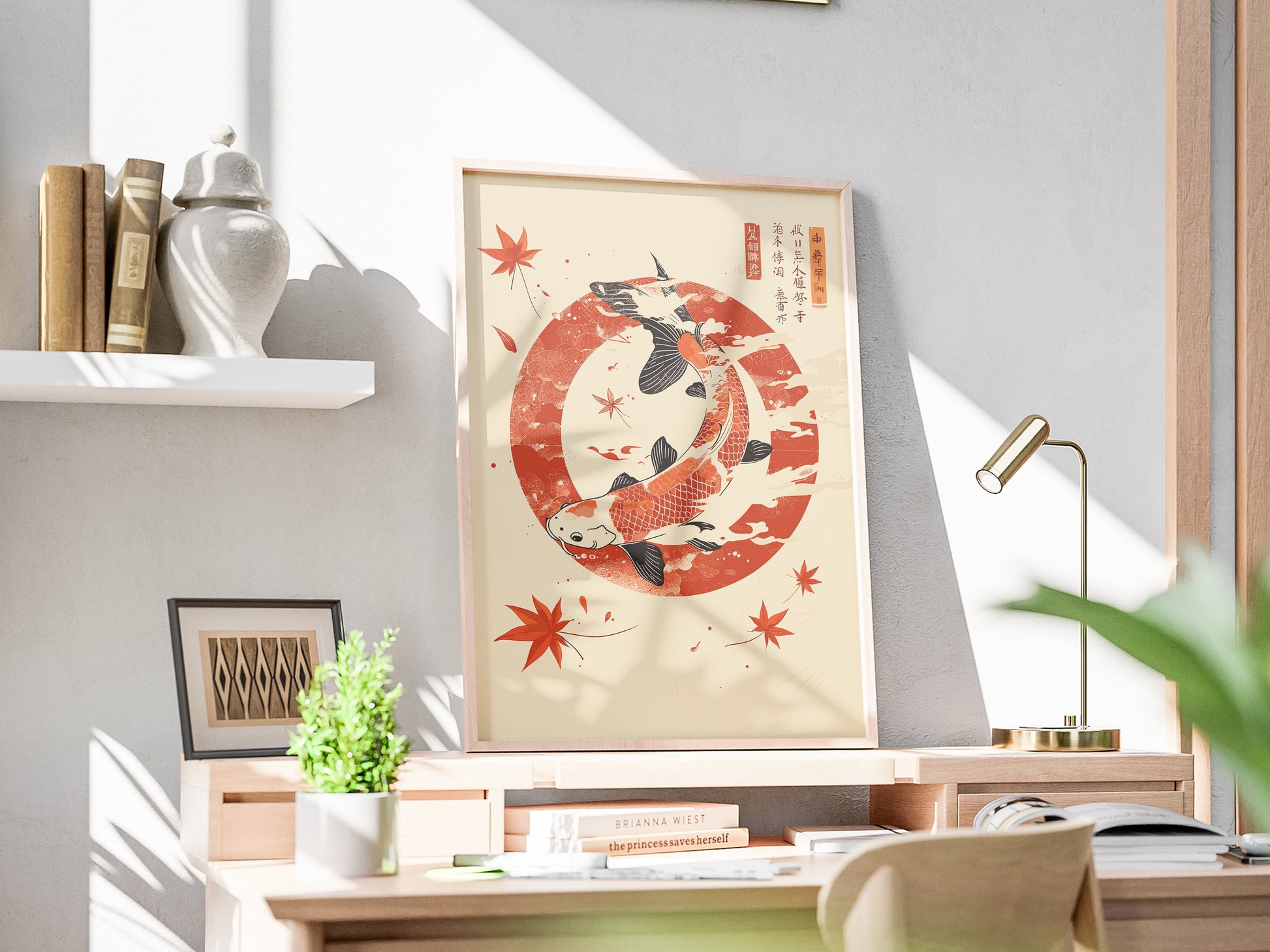 Japanese Koi Fish Poster - Japanese Koi Fish Pond