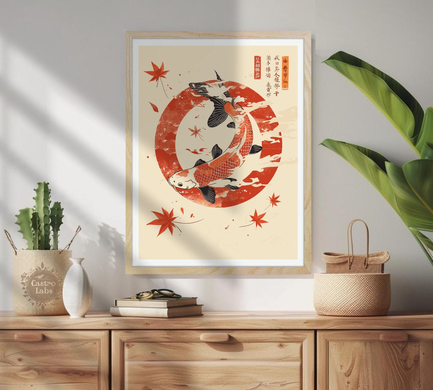 Japanese Koi Fish Poster - Japanese Koi Fish Pond