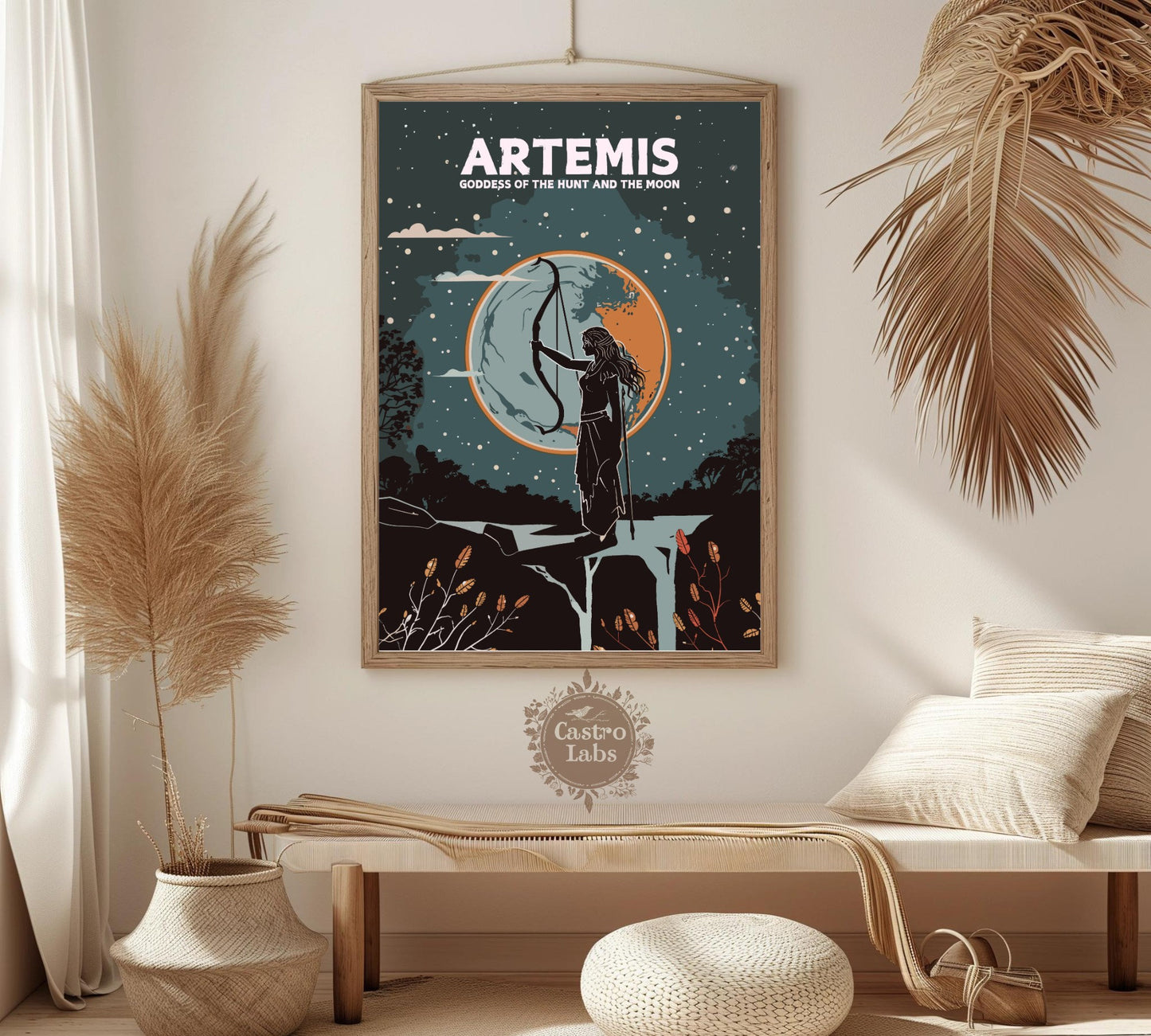 Artemis Poster, Artemis Godess Art, Greek Mythology Artemis