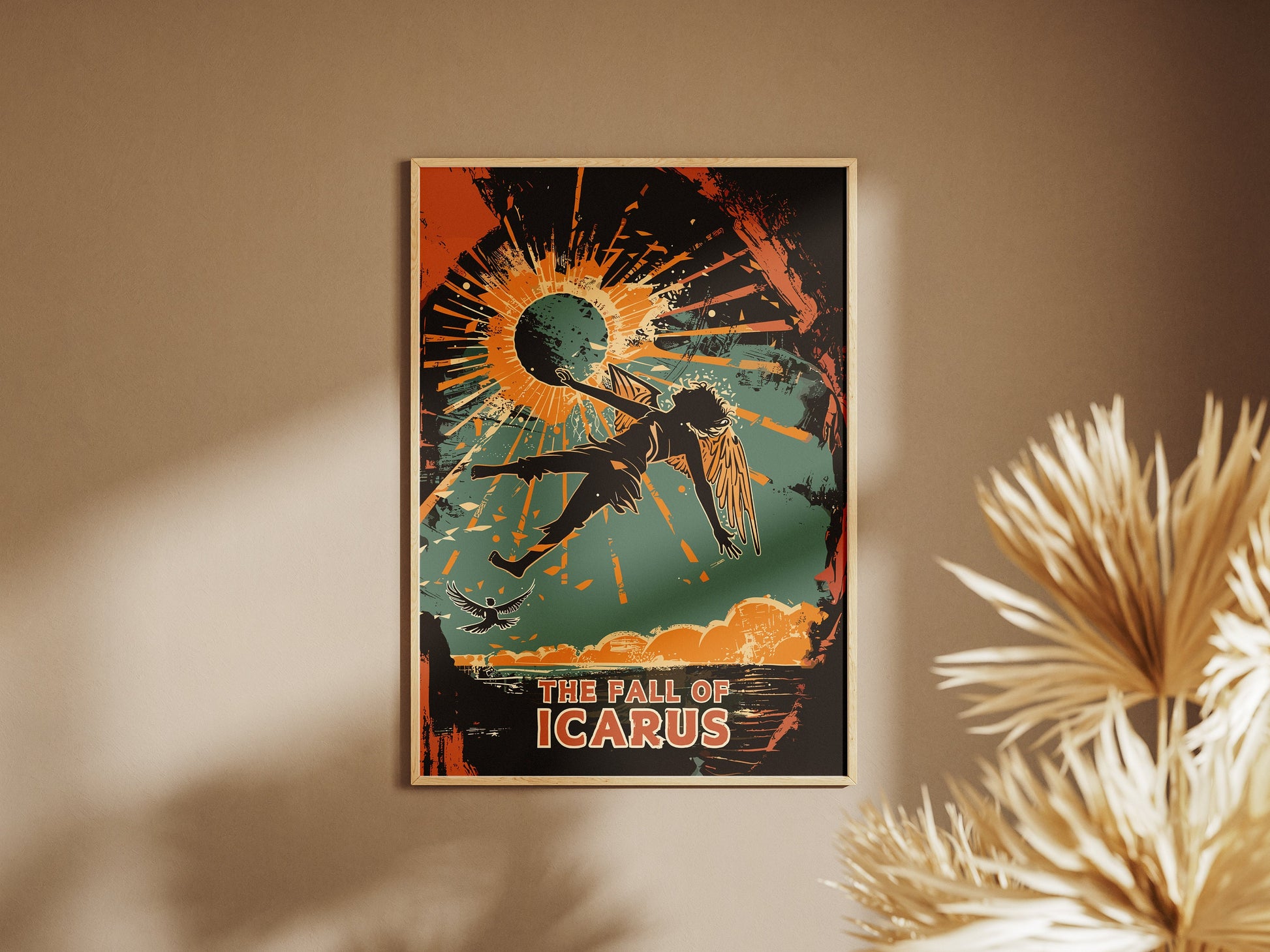 The Fall of Icarus, Icarus Poster, Greek Mythology