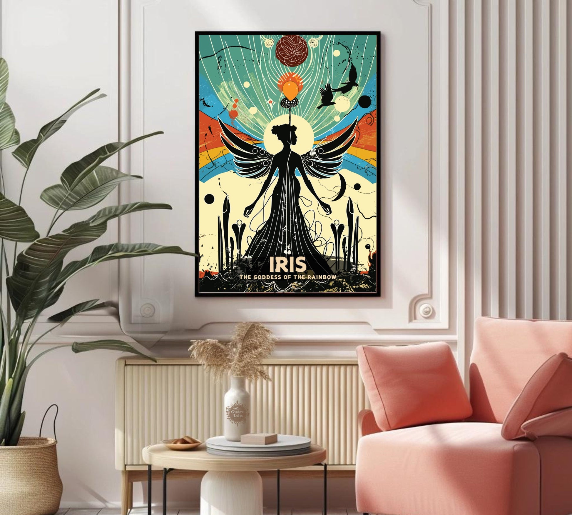 Iris Goddess Art, Iris Poster, Iris Greek Mythology