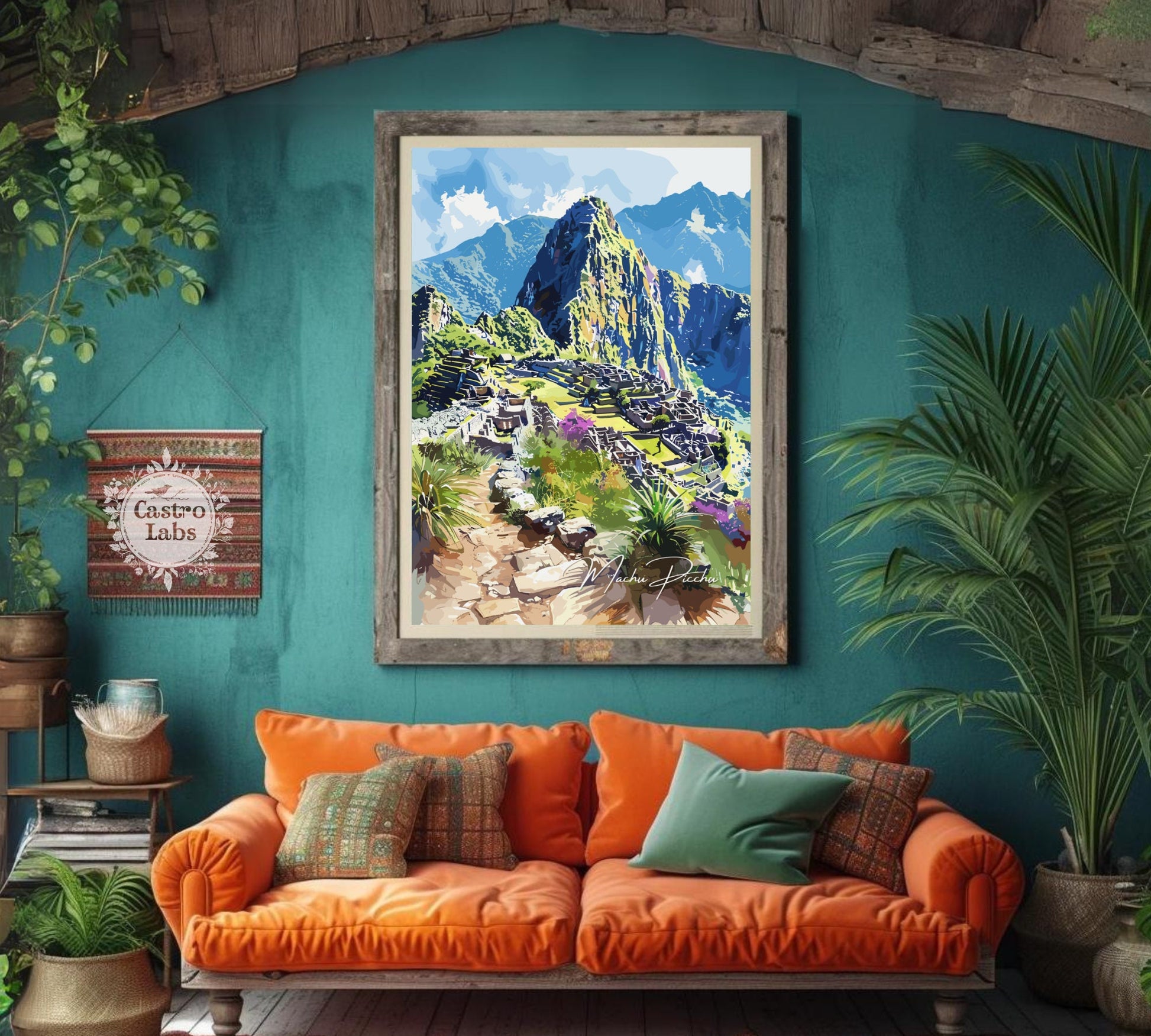 Machu Picchu Poster, Machu Picchu Photo Print, Machu Picchu Artwork, Home Décor, Machu Picchu Painting