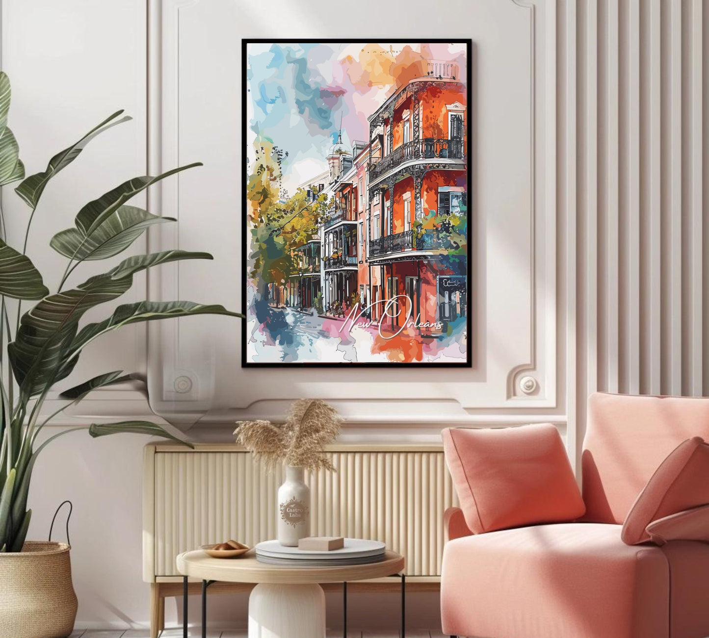 New Orleans Poster, New Orleans Print, New Orleans Artwork, Home Décor, New Orleans Painting