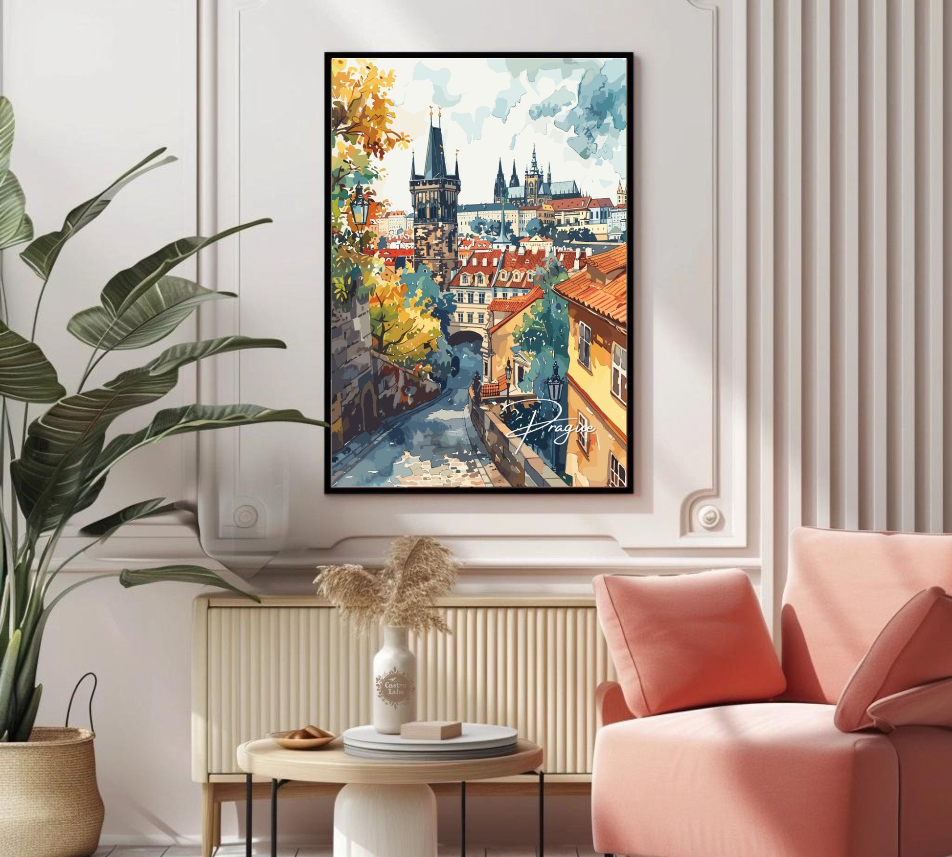 Prague Poster, Prague Photo Print, Prague Artwork, Home Décor, Prague Painting