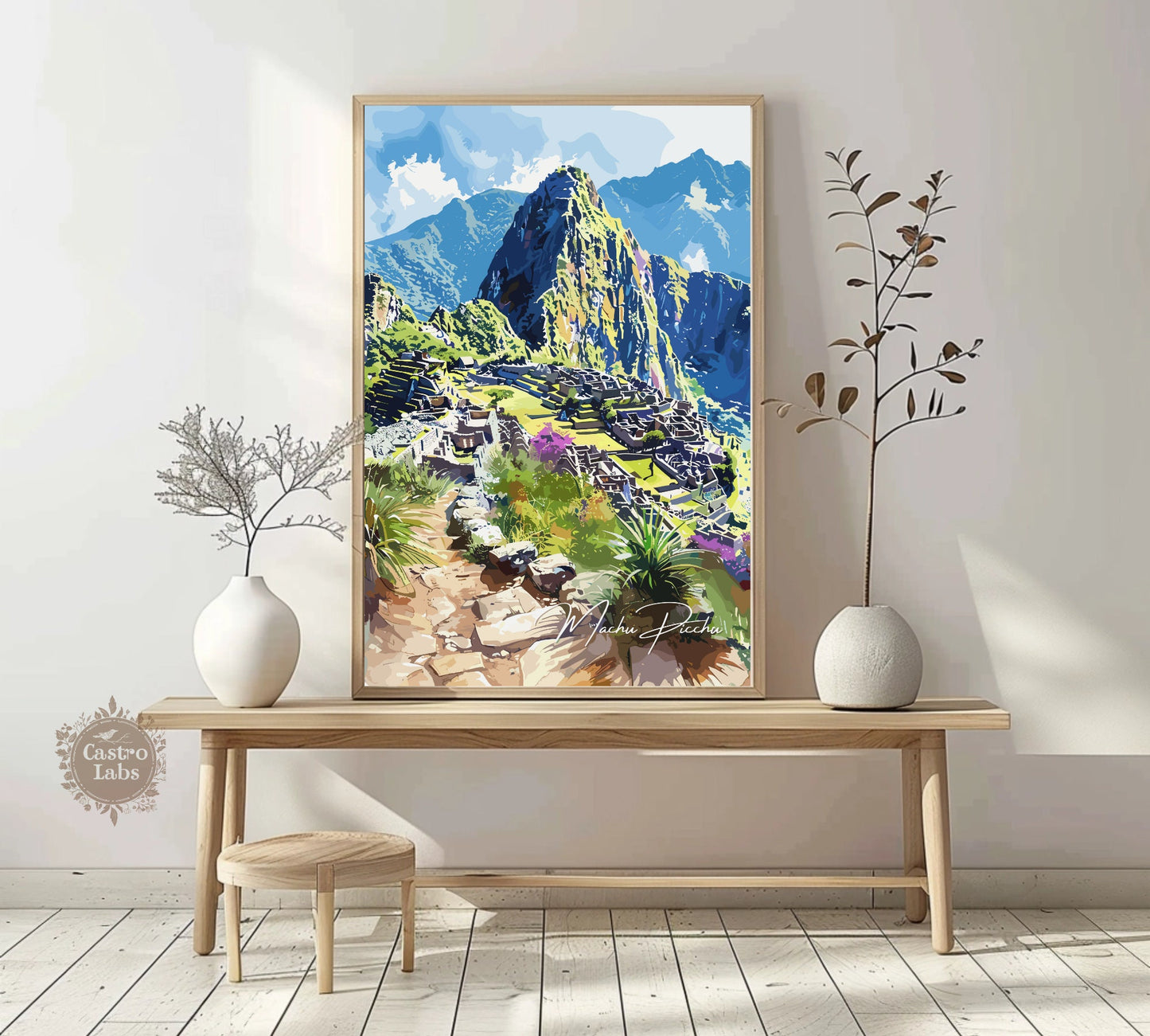 Machu Picchu Poster, Machu Picchu Photo Print, Machu Picchu Artwork, Home Décor, Machu Picchu Painting