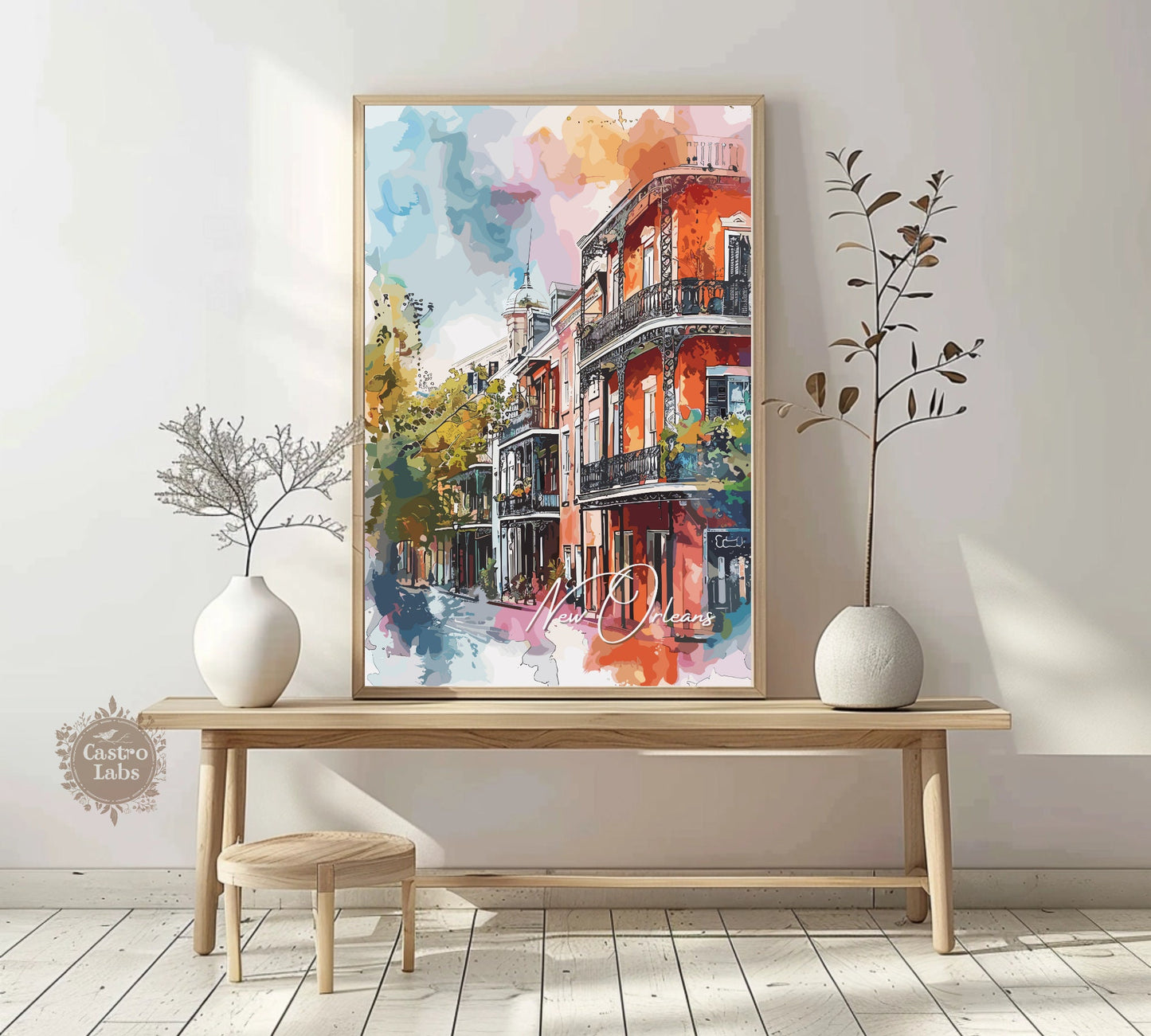 New Orleans Poster, New Orleans Print, New Orleans Artwork, Home Décor, New Orleans Painting