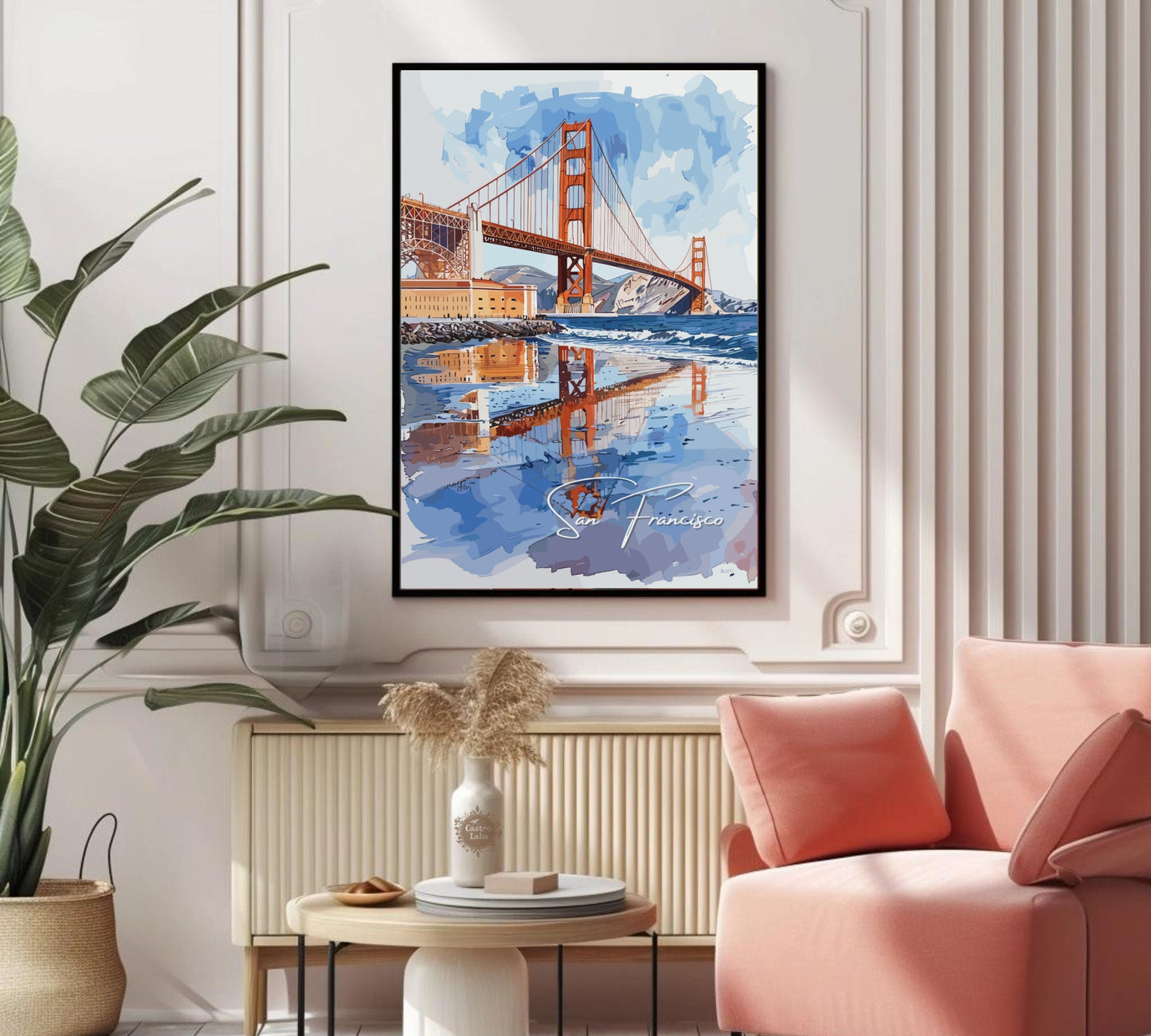 San Francisco Poster, San Francisco California Photo Print, San Francisco Artwork, Home Décor, San Francisco Painting