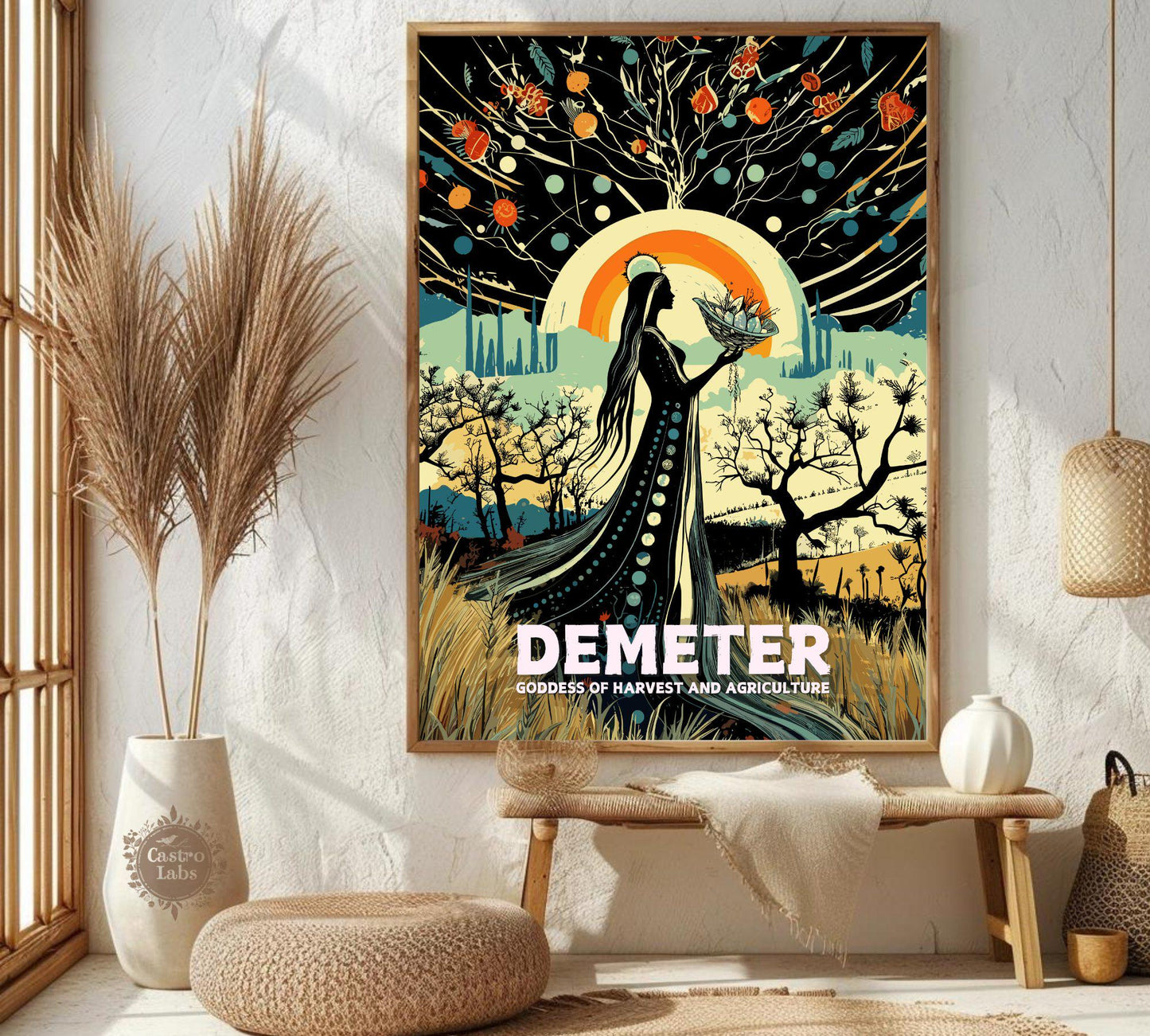 Demeter Goddess, Goddess of Harvest