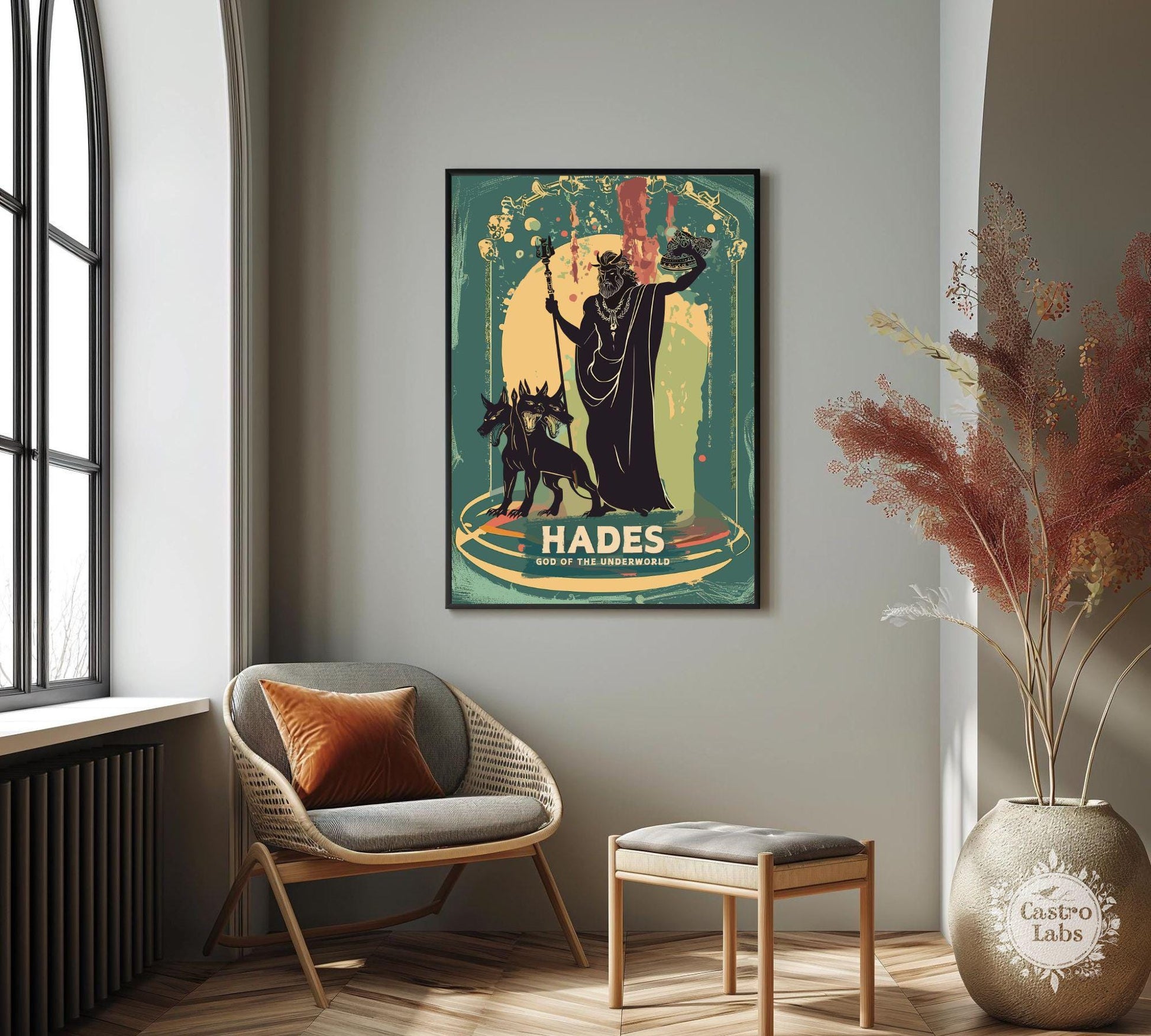 Hades God Poster