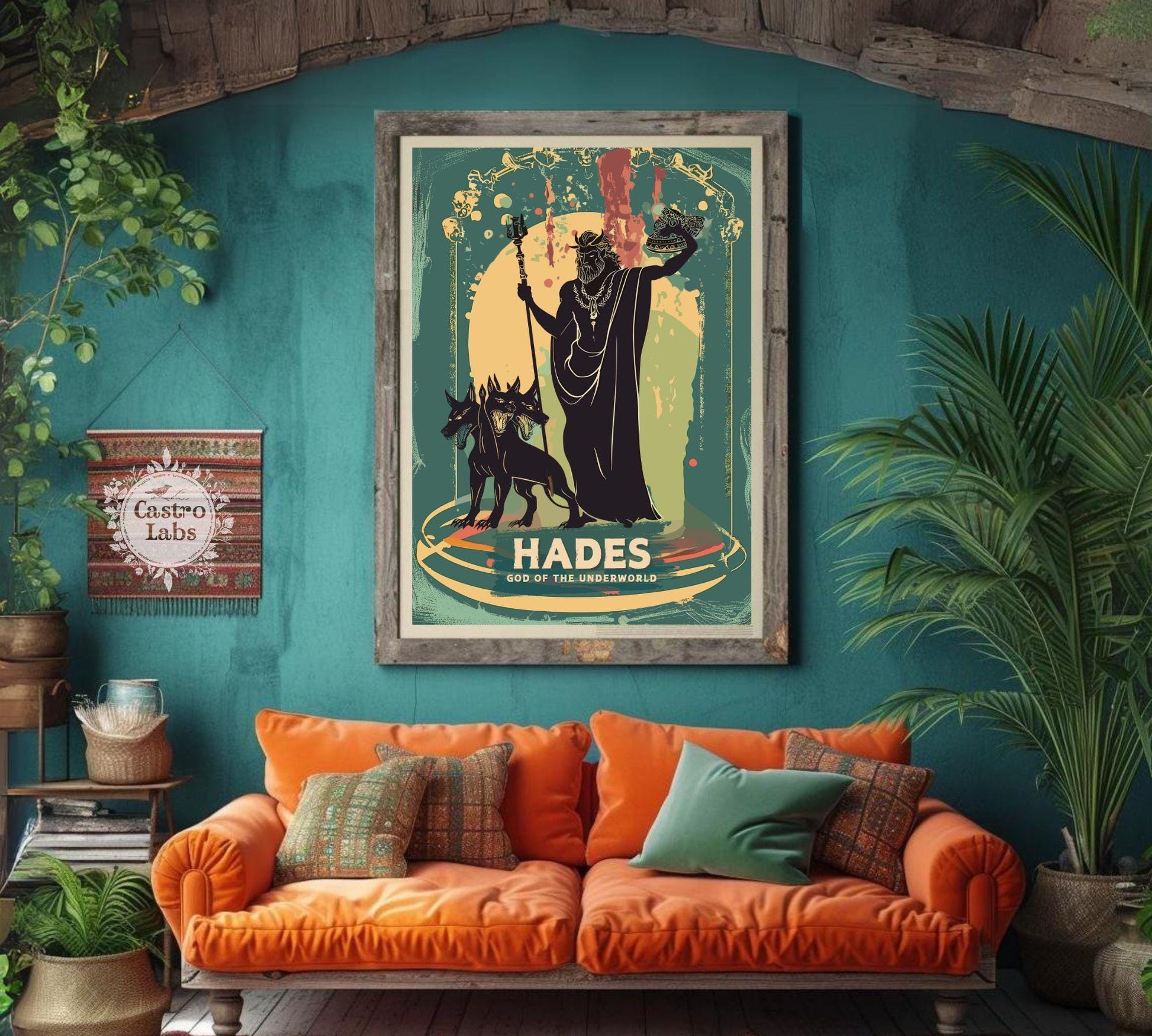 Hades God Poster