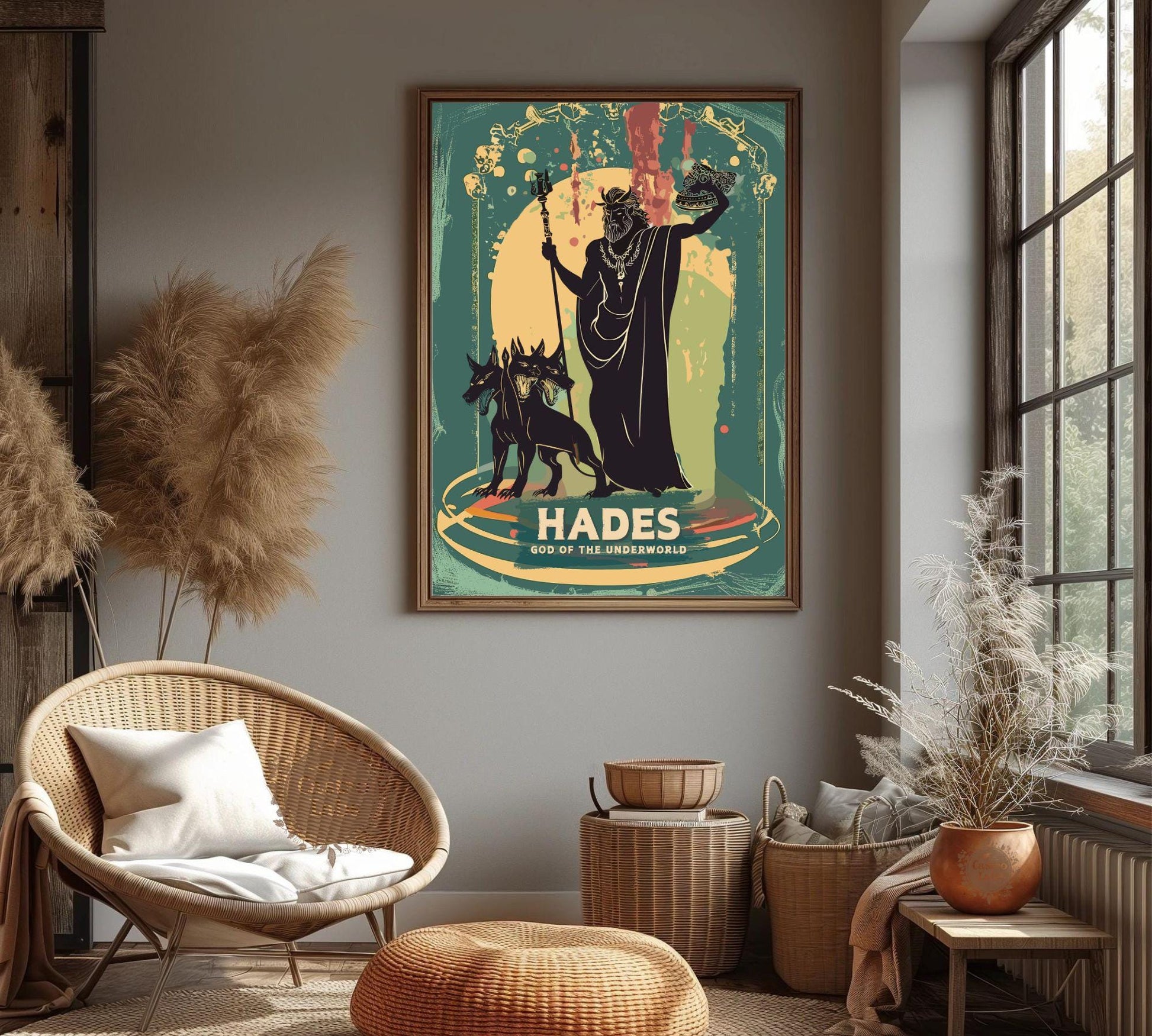 Hades God Poster