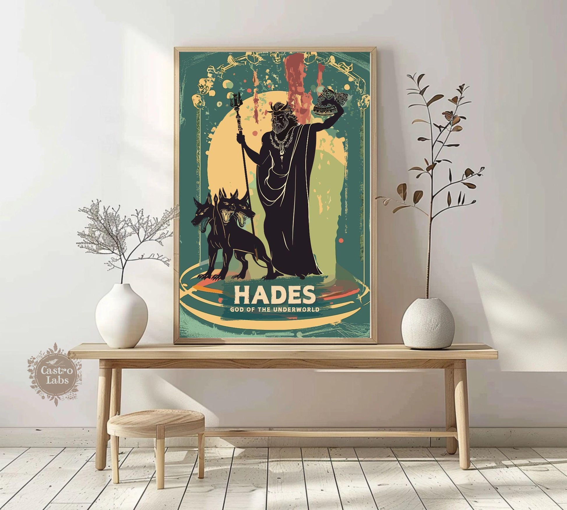 Hades God Poster