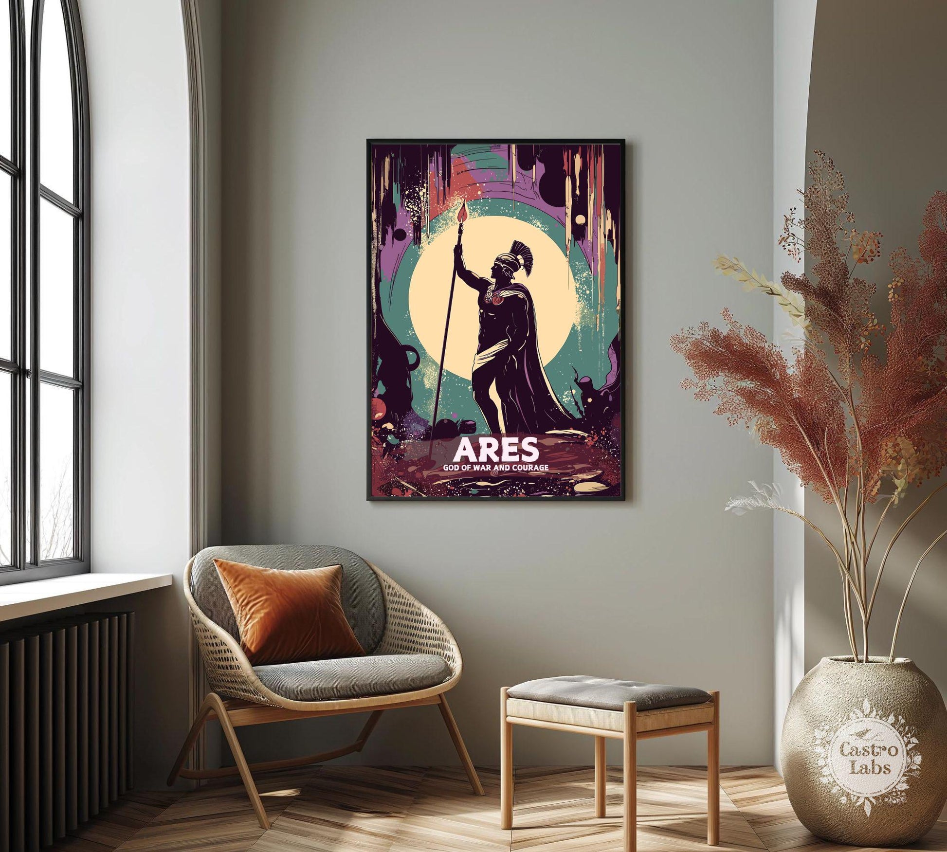 Greek God Ares - Poster