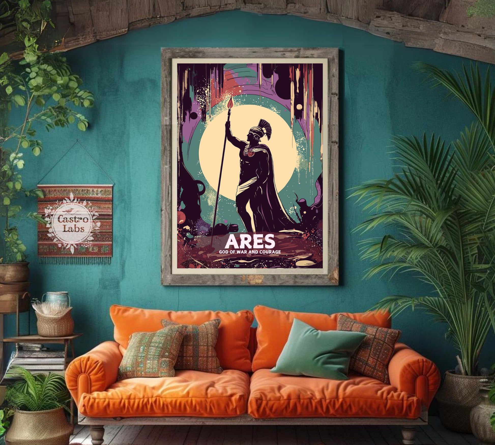 Greek God Ares - Poster