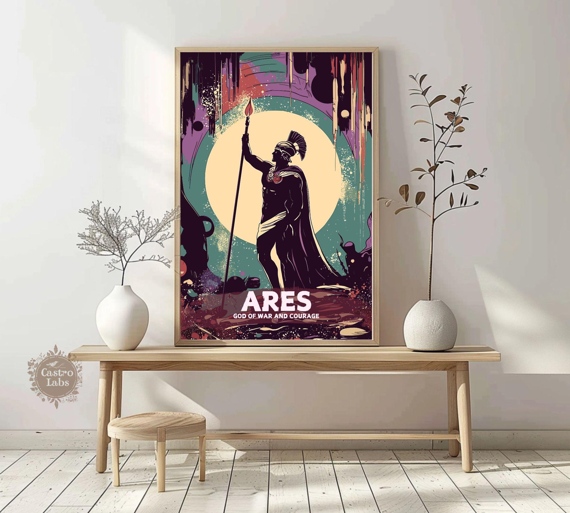 Greek God Ares - Poster