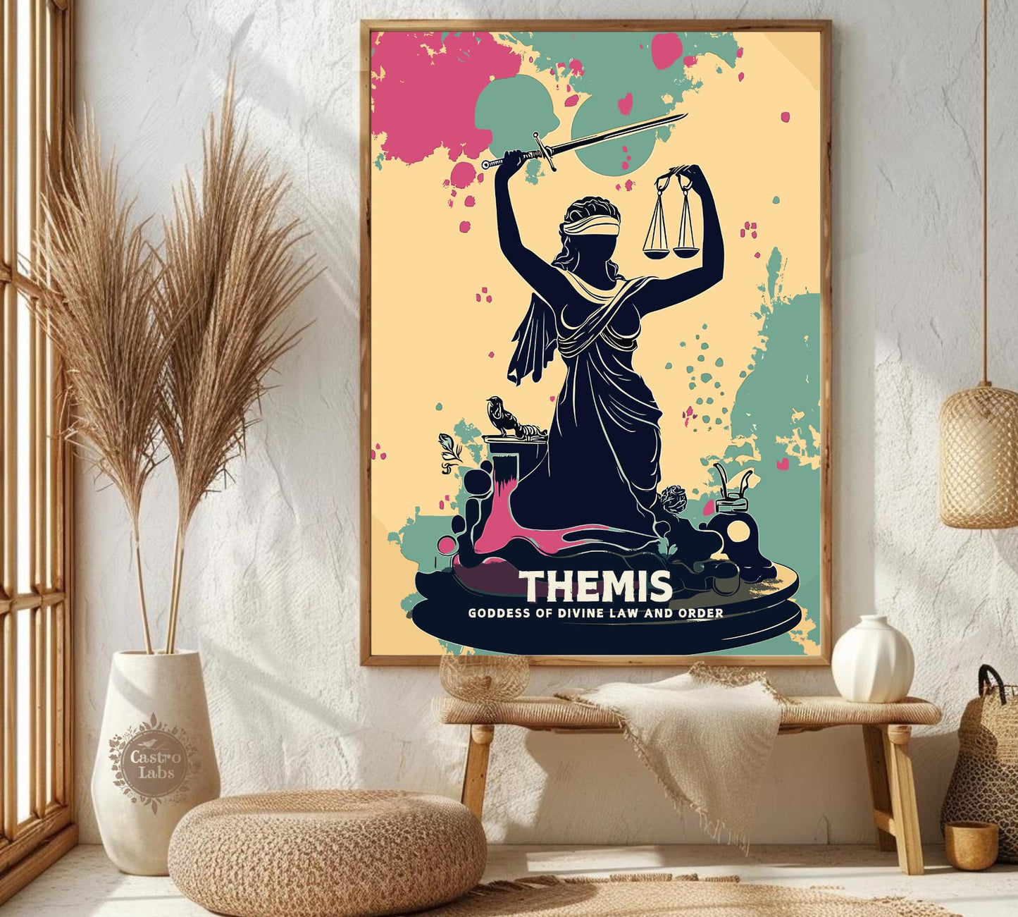 Themis Goddess, Goddess of divine law and order