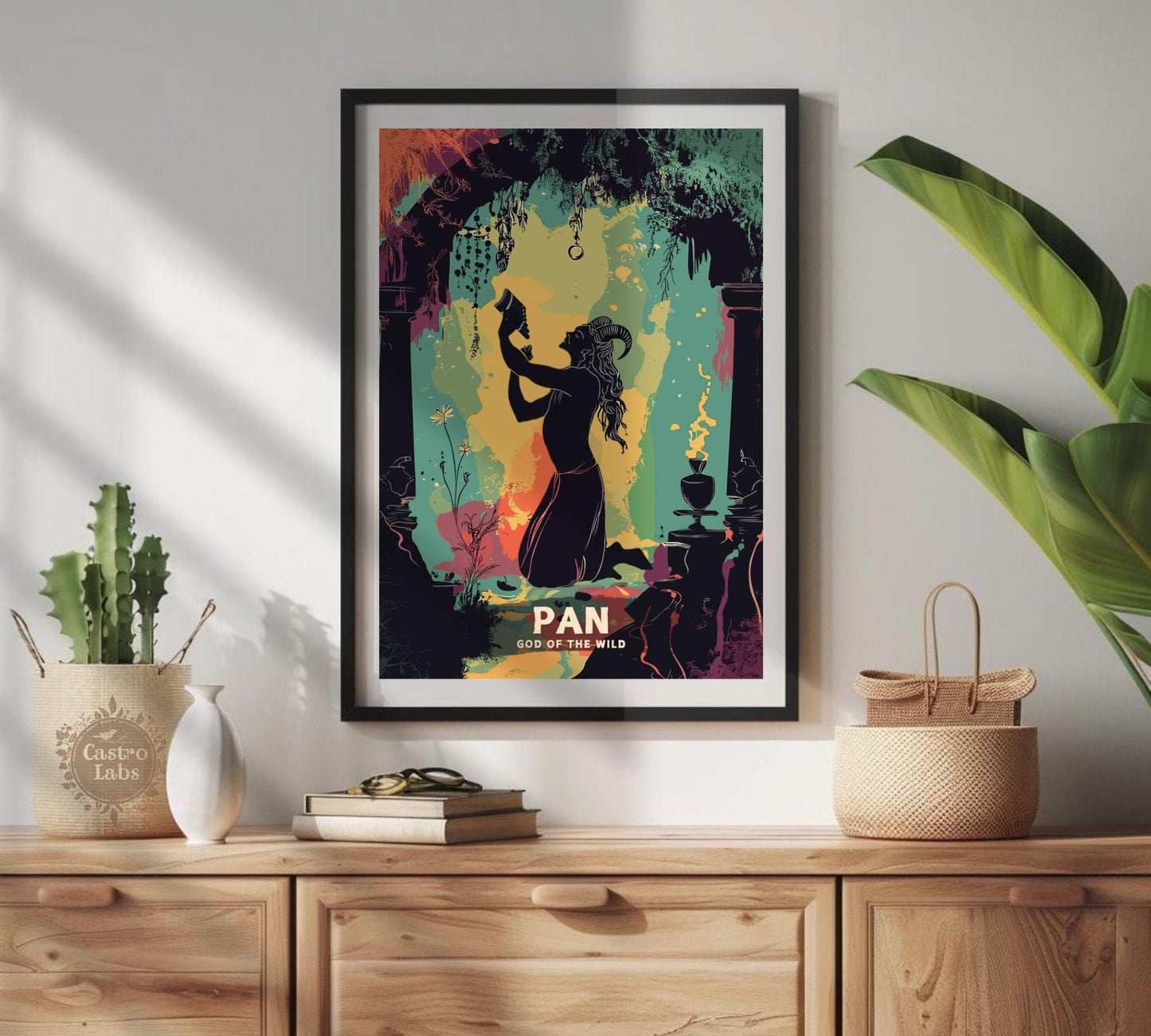 Pan God Poster, Greek God Pan