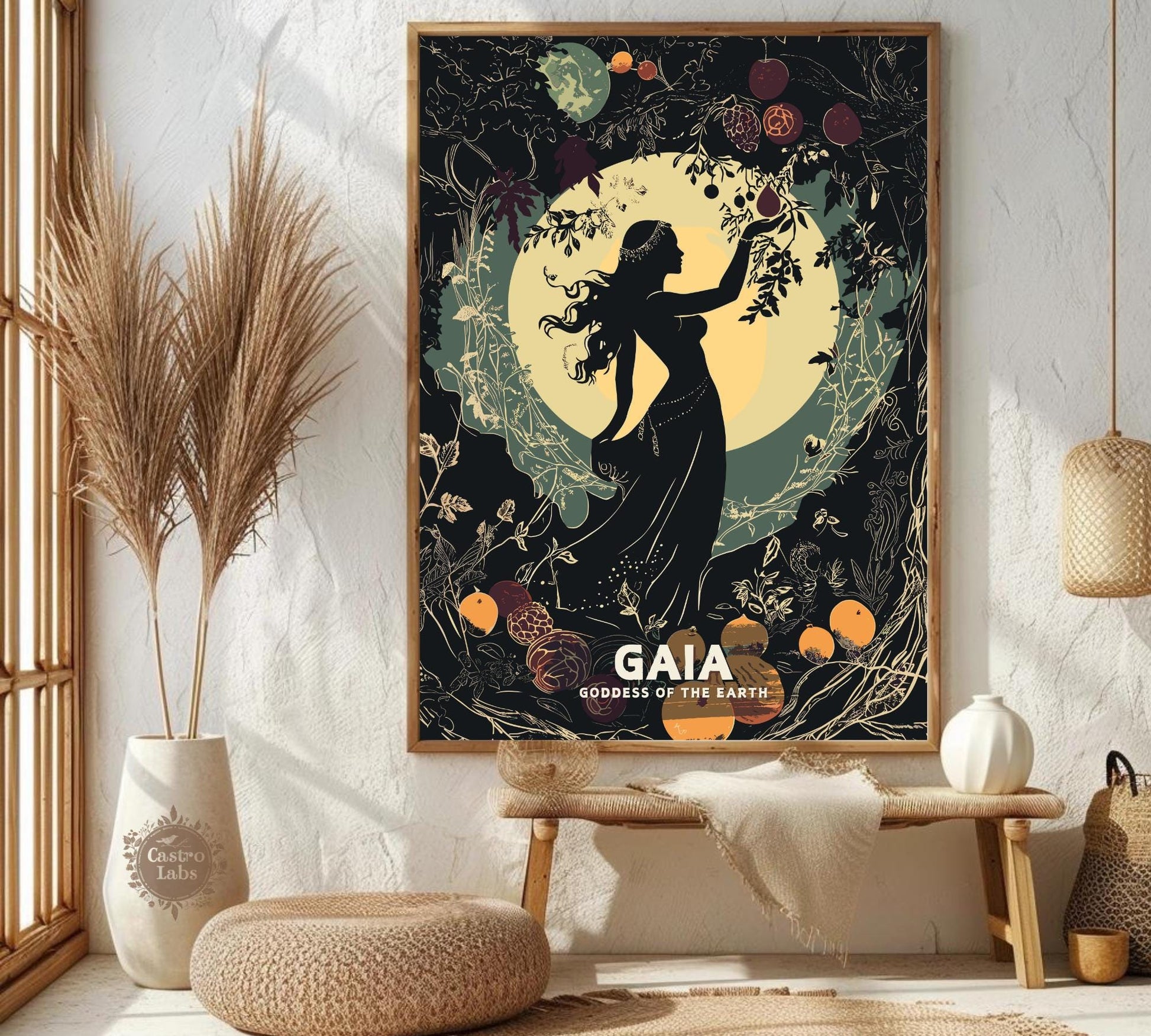 Gaia goddess, Goddess of the Earth.