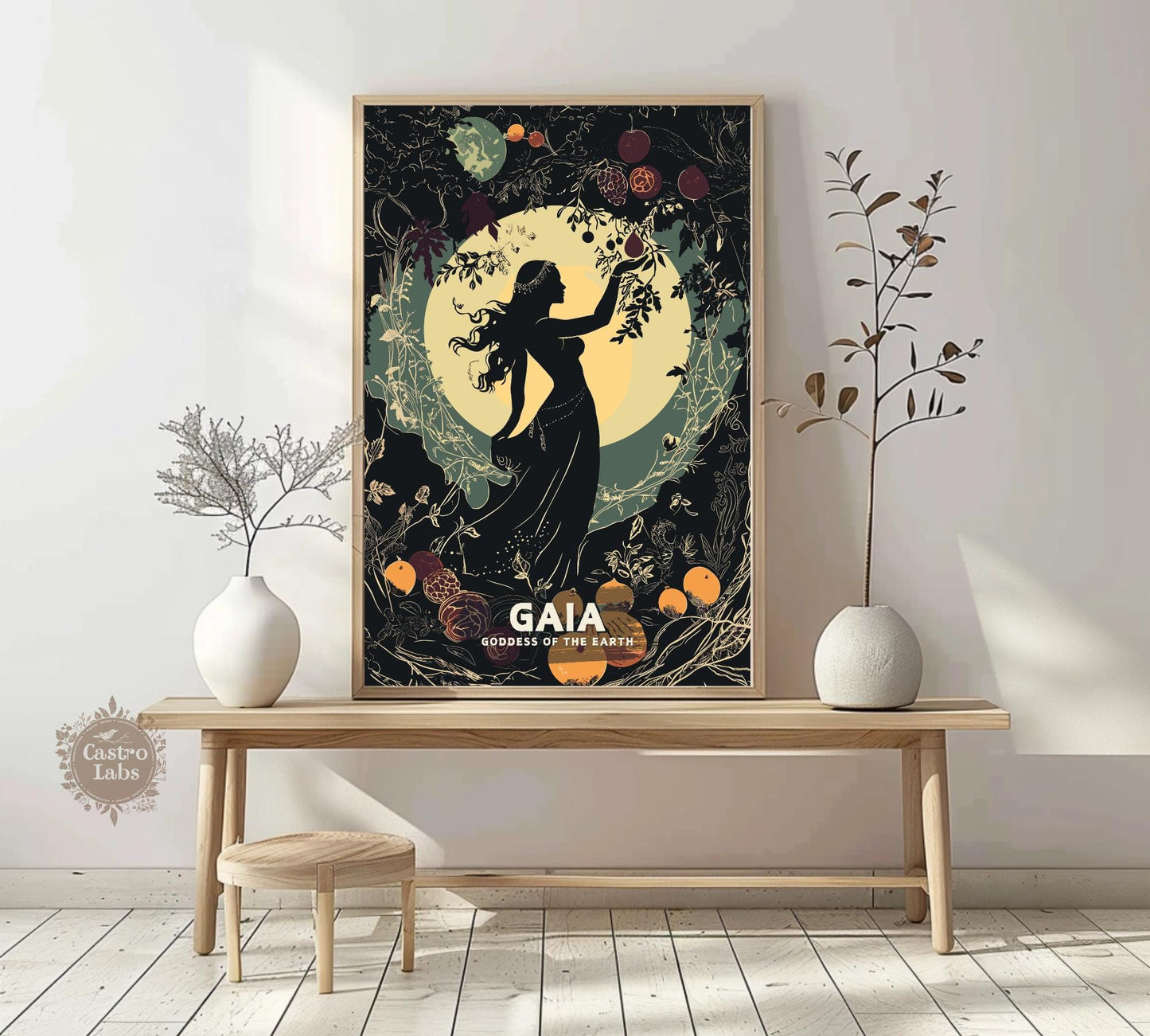 Gaia goddess, Goddess of the Earth.