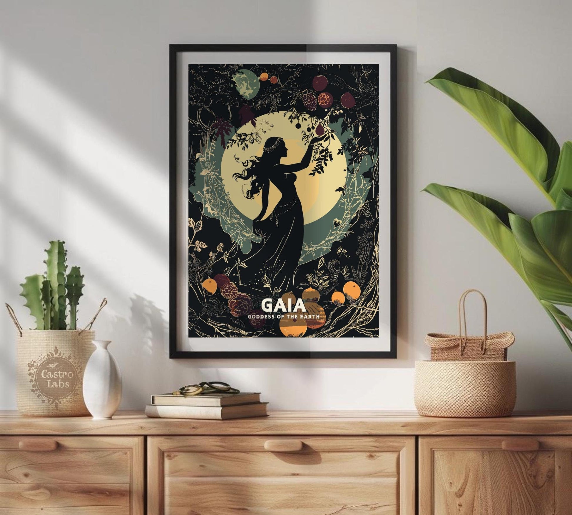 Gaia goddess, Goddess of the Earth.